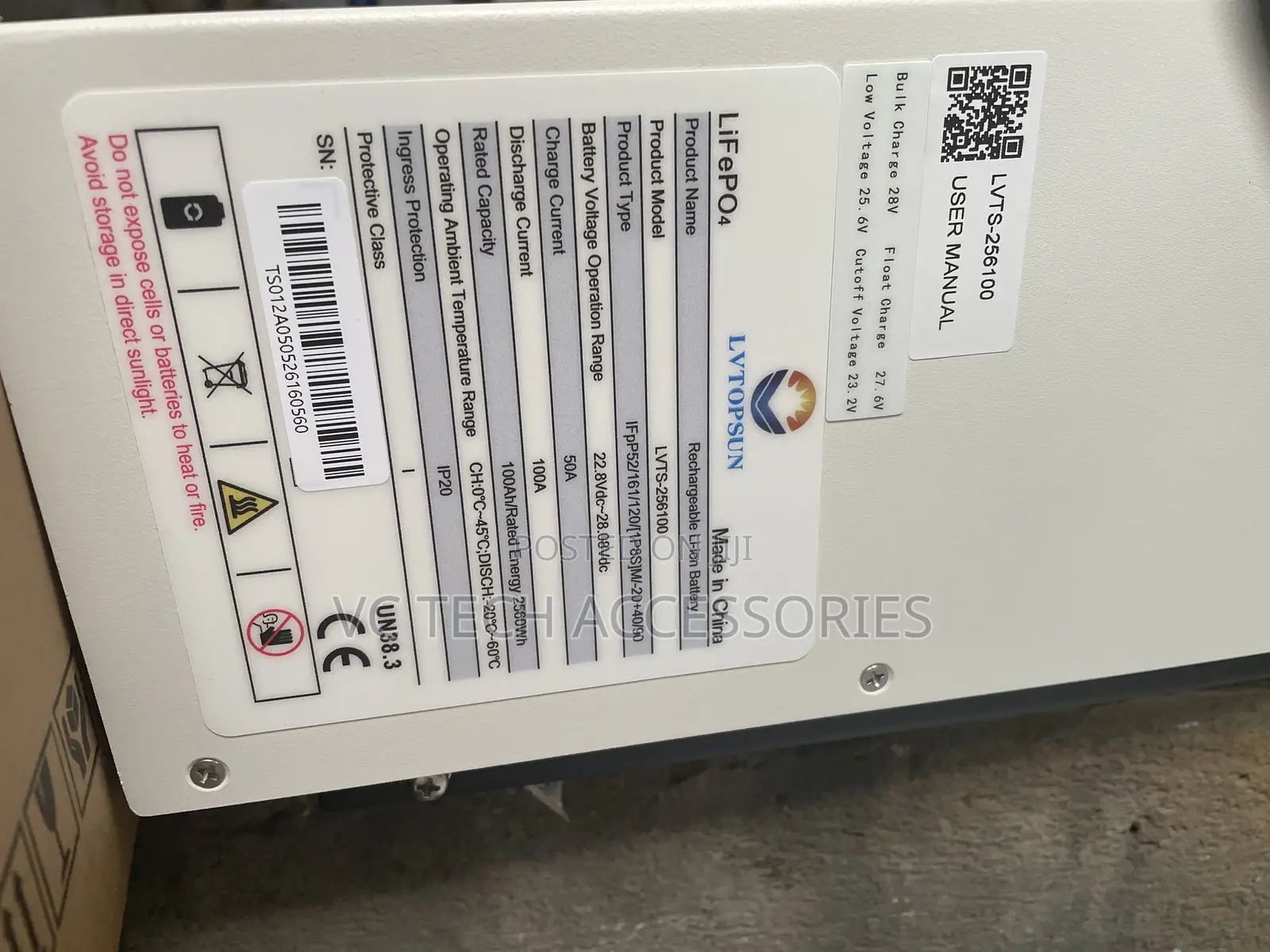 2.5kwh Lithium Battery 24V