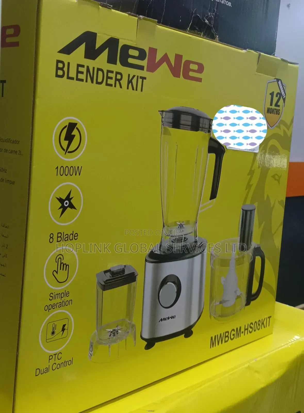 High Quality Mewe Blender Kit 1000W