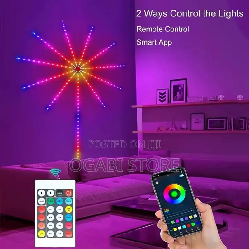 Smart RGB Fireworks LED Lights