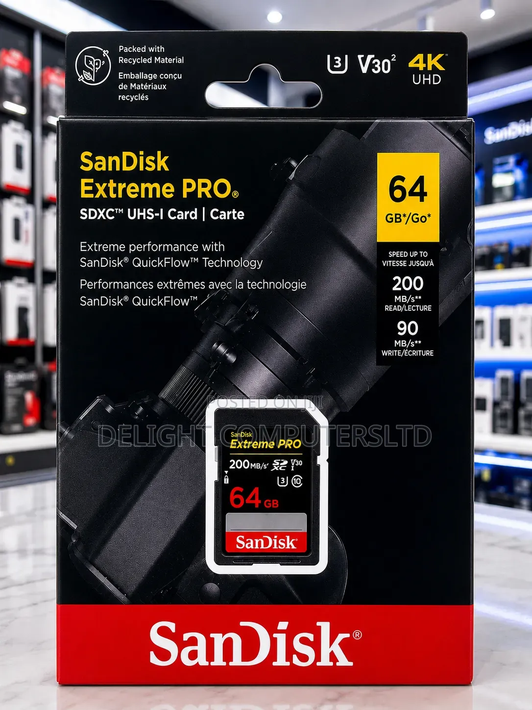Sandisk 64gb Extreme Pro Sd Card