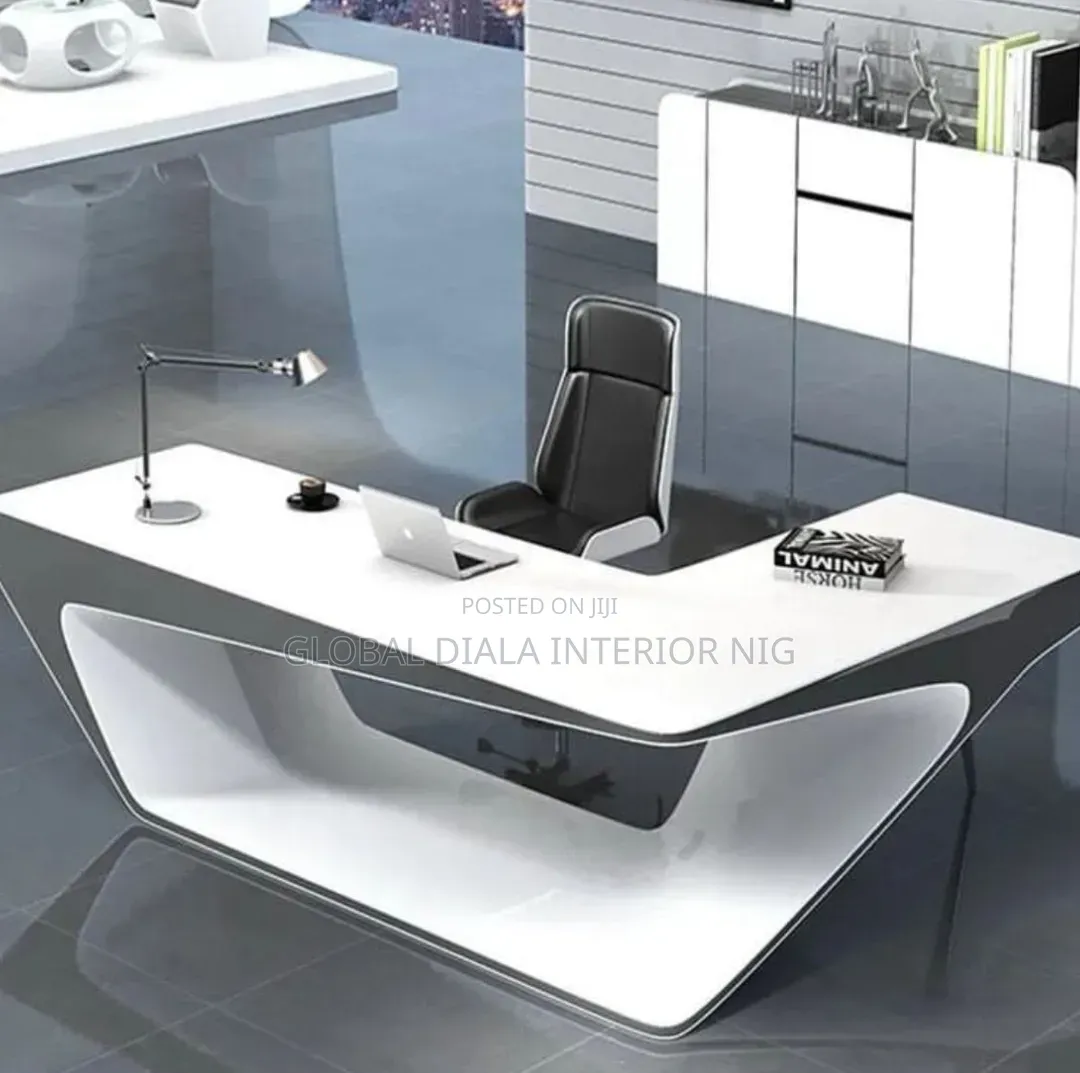 Futuristic Orren Ellis Baran L-Shaped Desk