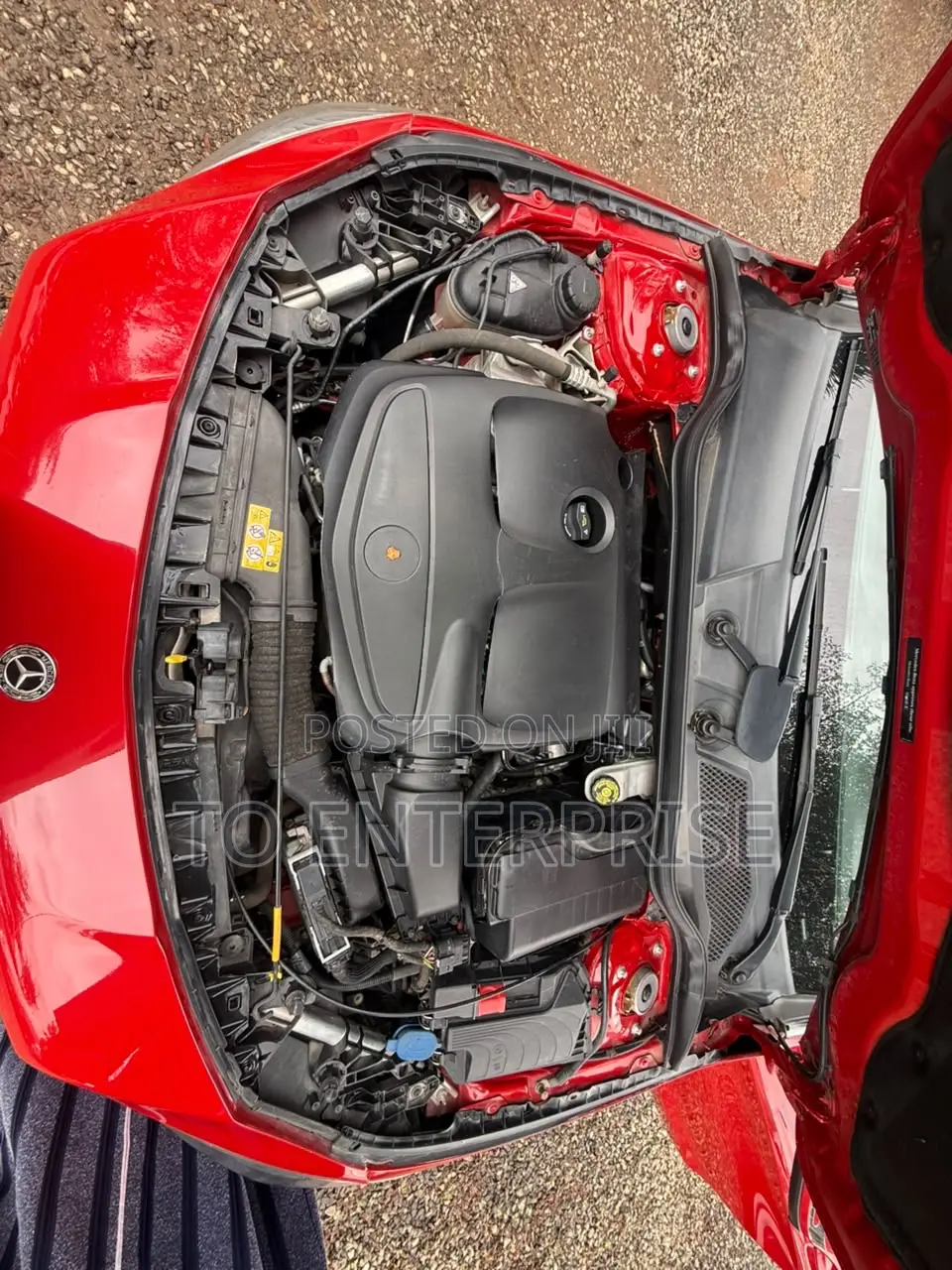 Mercedes-Benz CLA-Class 2018 Red
