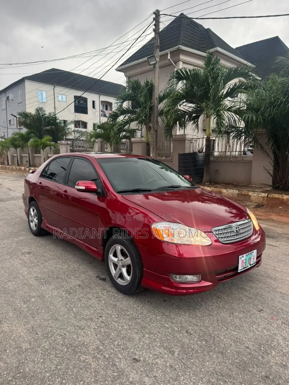 Toyota Corolla Sedan Automatic 2004 Red
