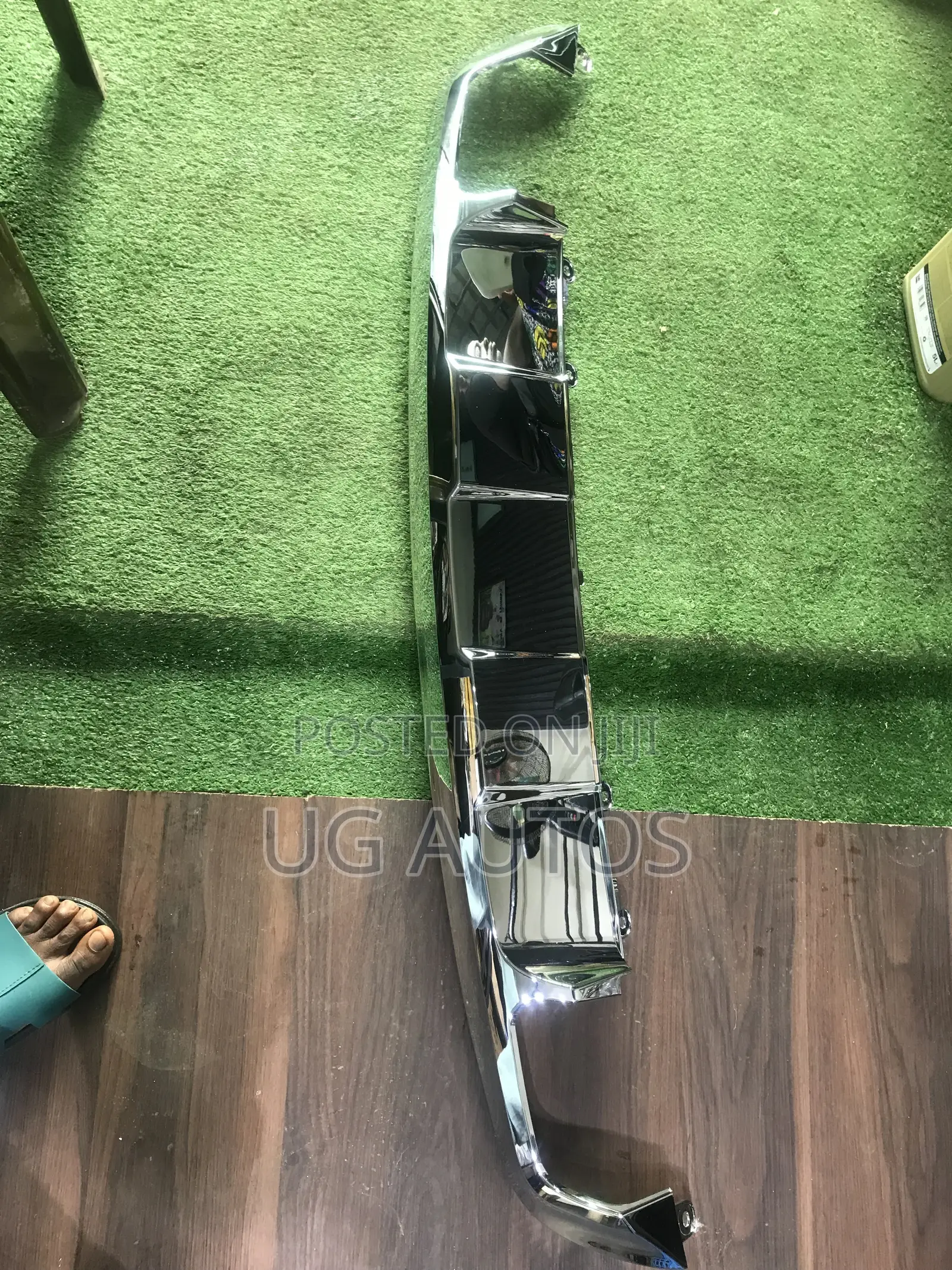 Shiny Back Bumper Chrome GLK 2015