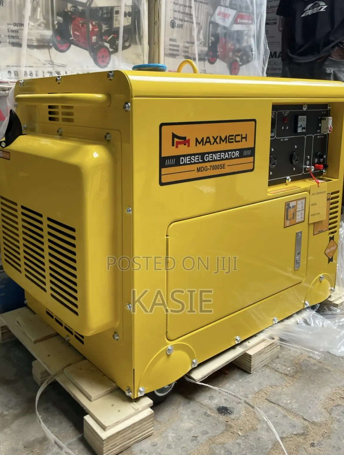 6.5kva Maxmech Soundproofed Diesel  Generator