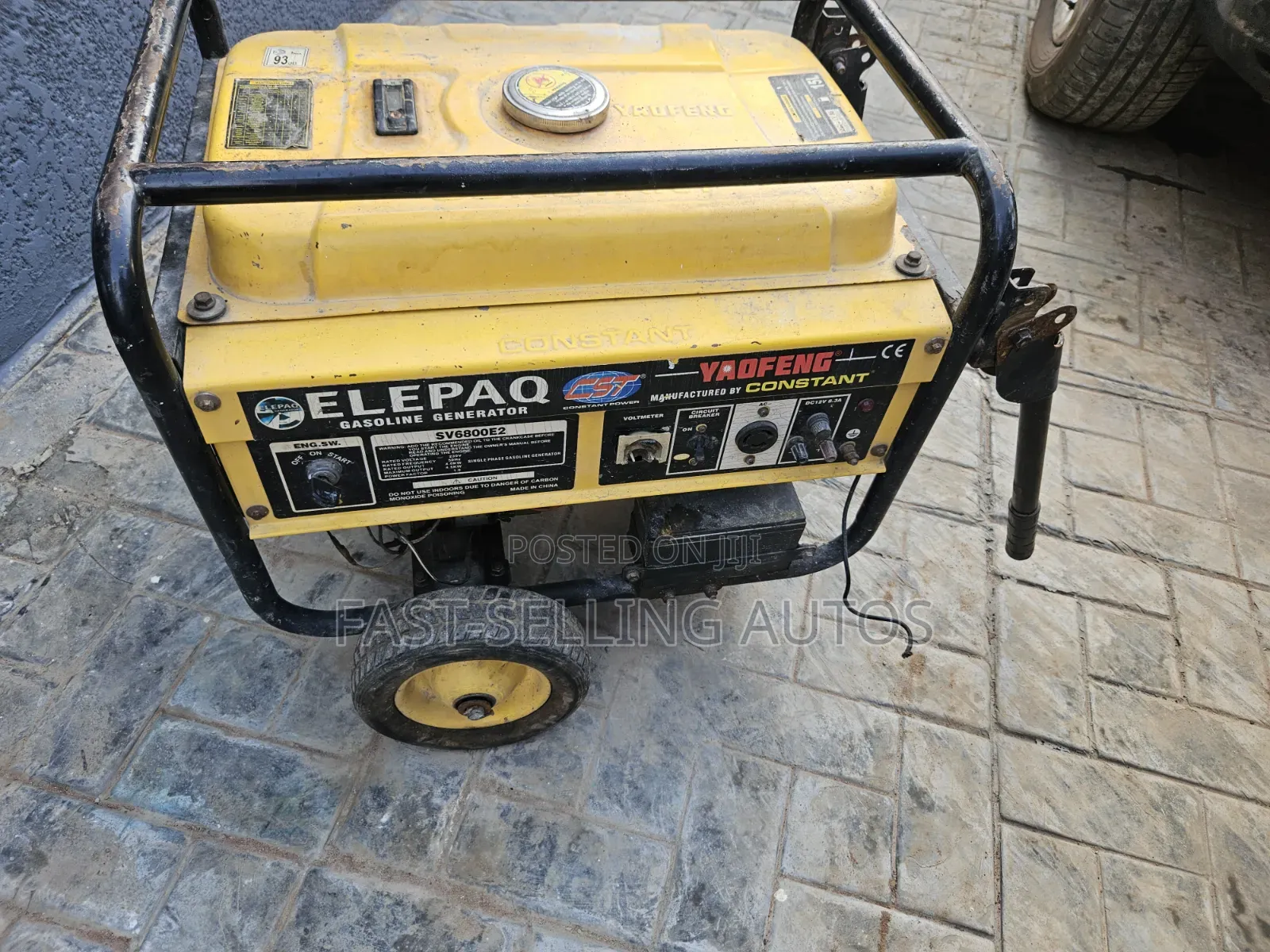 Neatly Used Elepaq Generator Sv6800e2
For Just 
Well Maintained
