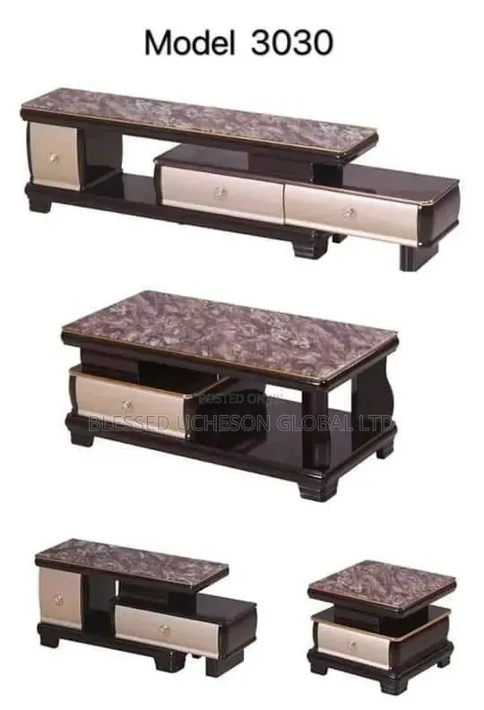 Brand New Modern Luxury TV Stand and Center Table Set