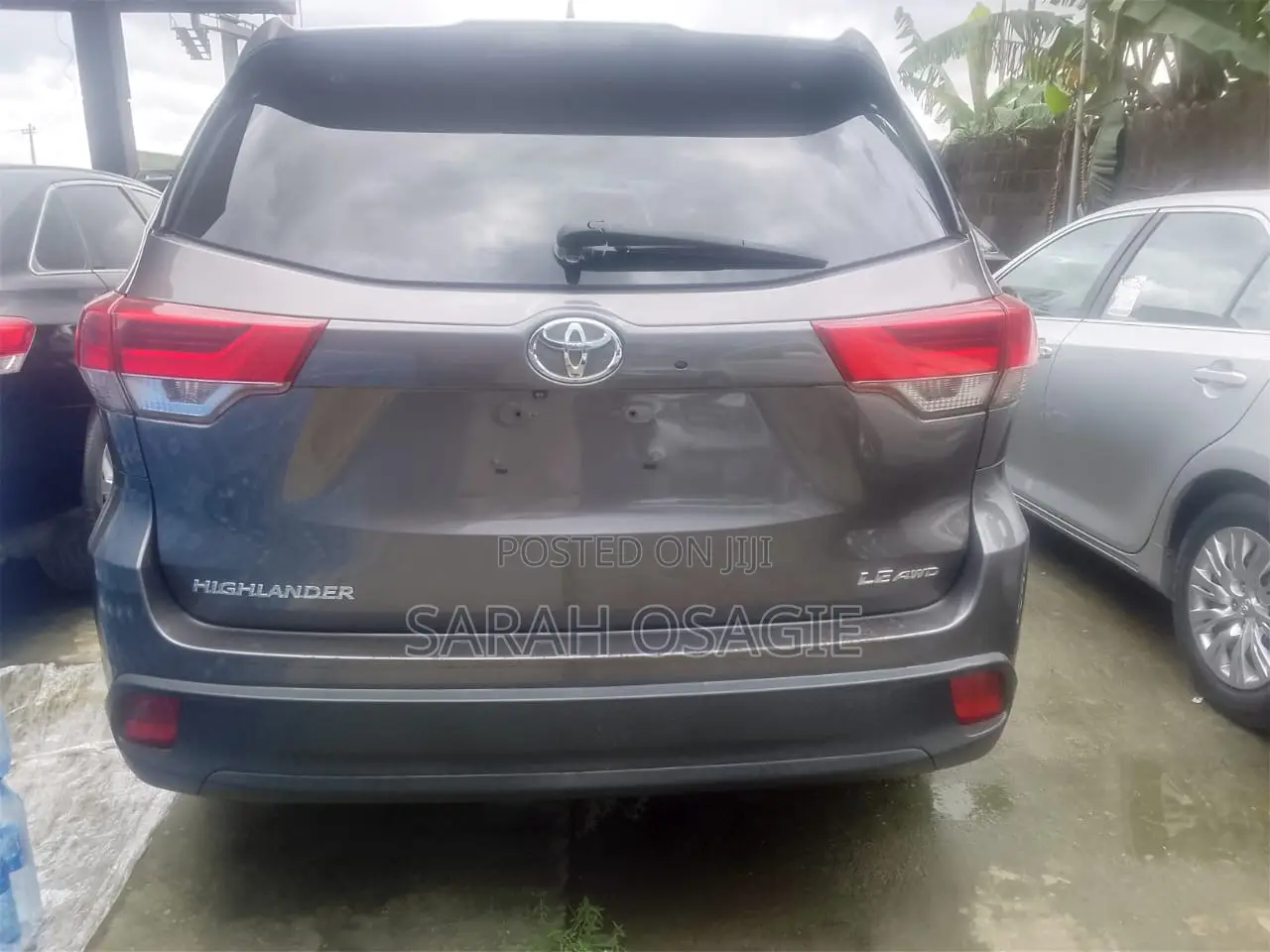 Toyota Highlander LE 4x2 V6 (3.5L 6cyl 8A) 2017 Gray