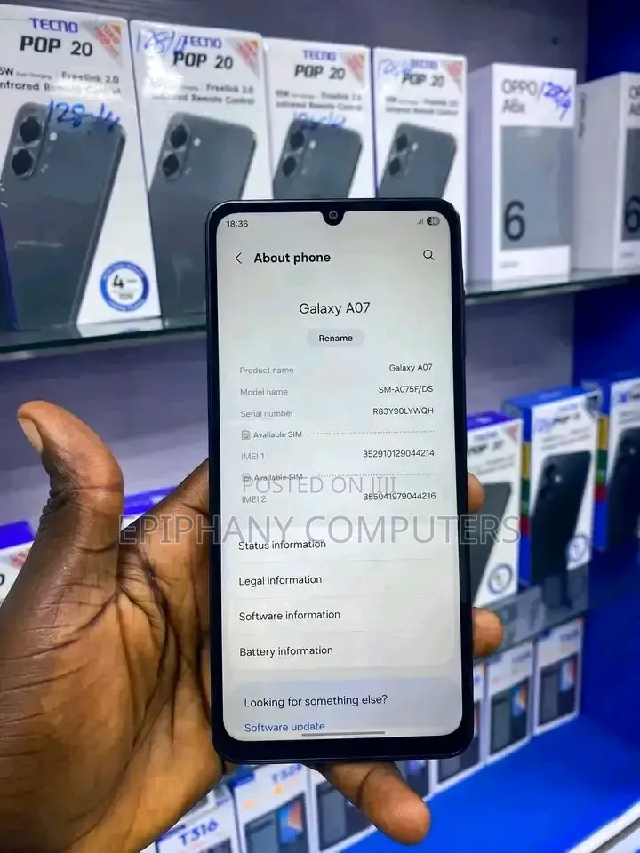 Samsung Galaxy A07 128 GB Black