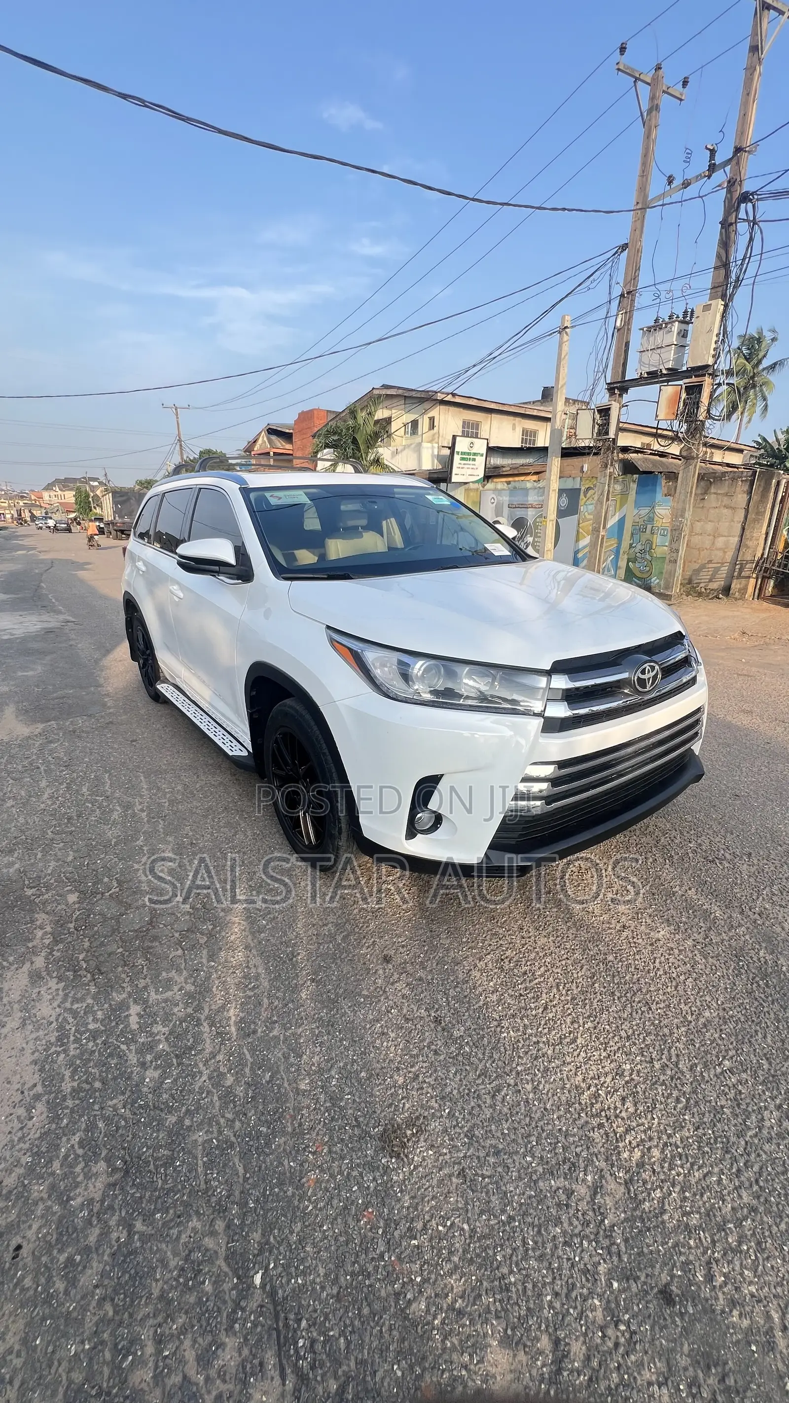 Toyota Highlander Limited V6 4x4 (3.5L 6cyl 6A) 2016 White