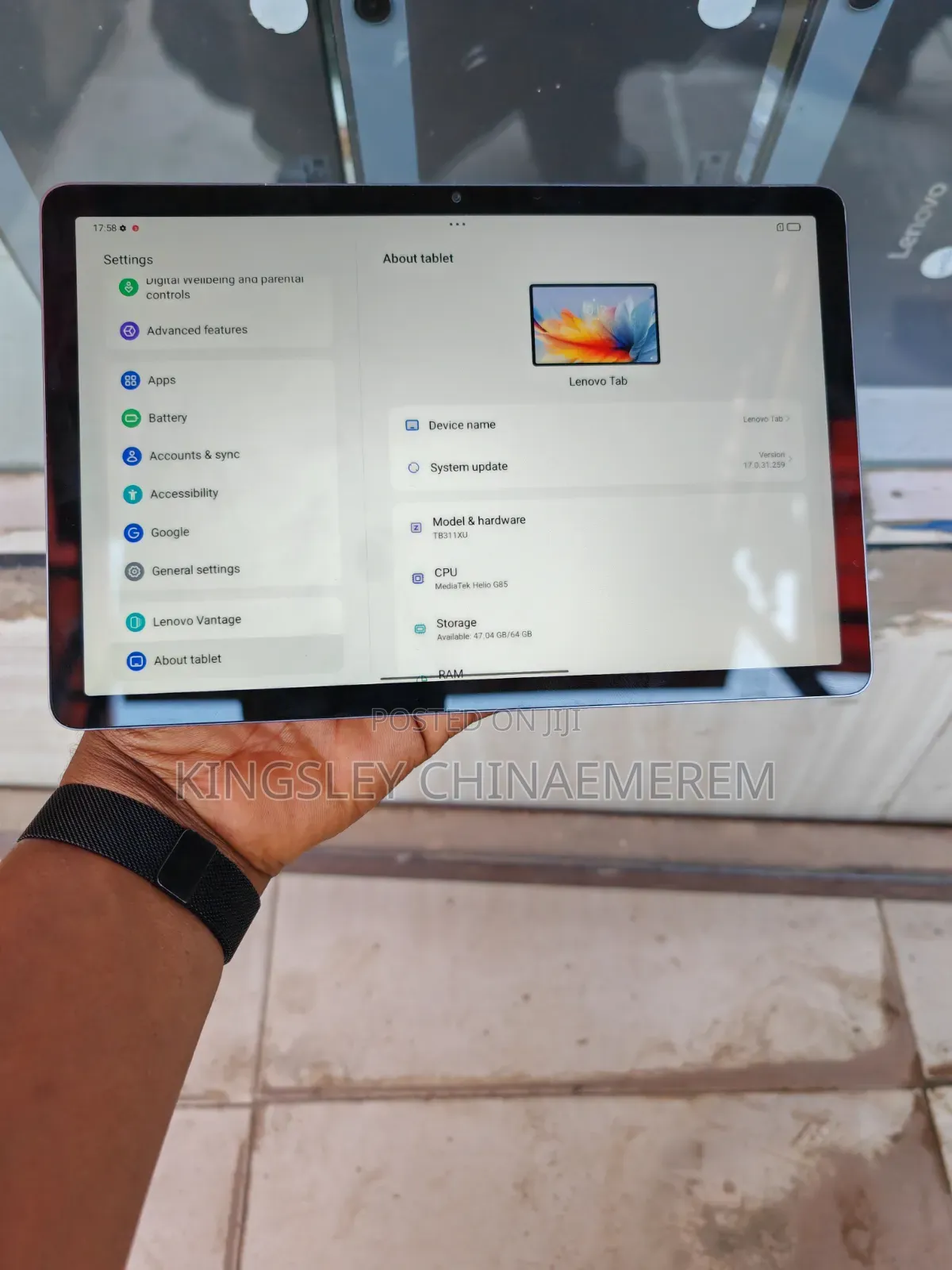 Lenovo Tab TB311FU 64 GB Gray