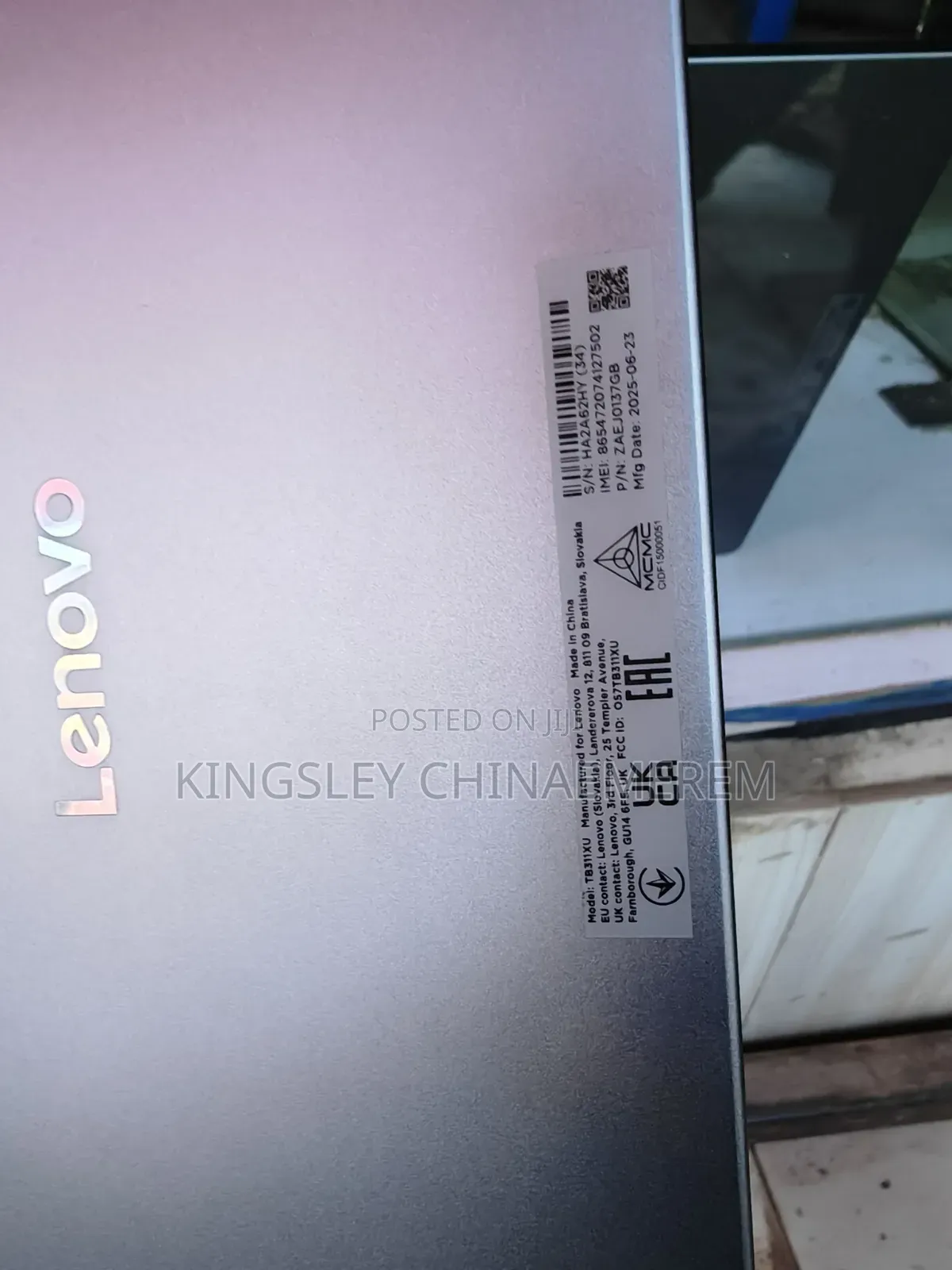 Lenovo Tab TB311FU 64 GB Gray