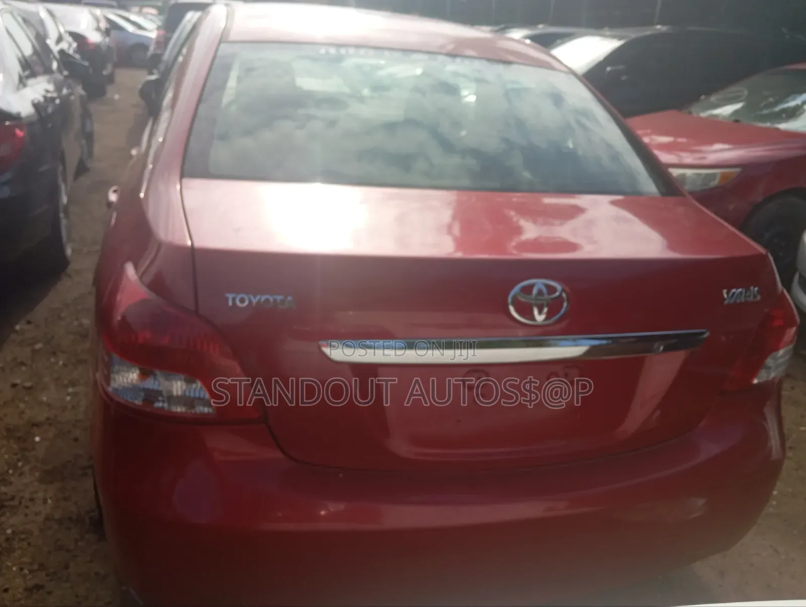 Toyota Yaris 2007 Red