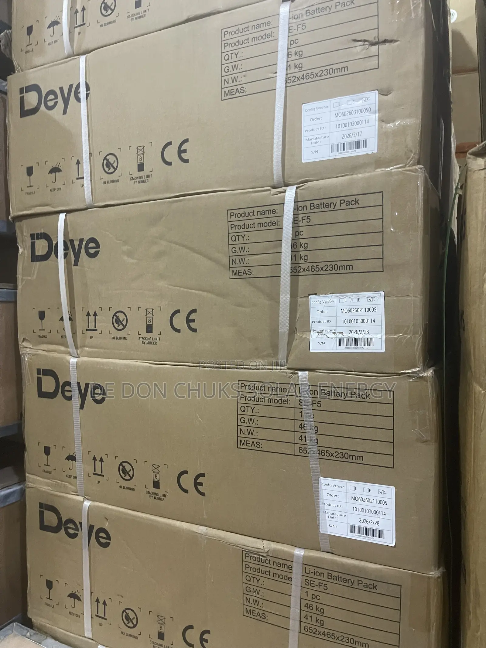 5kwh 51.2v Deye Lithium Battery