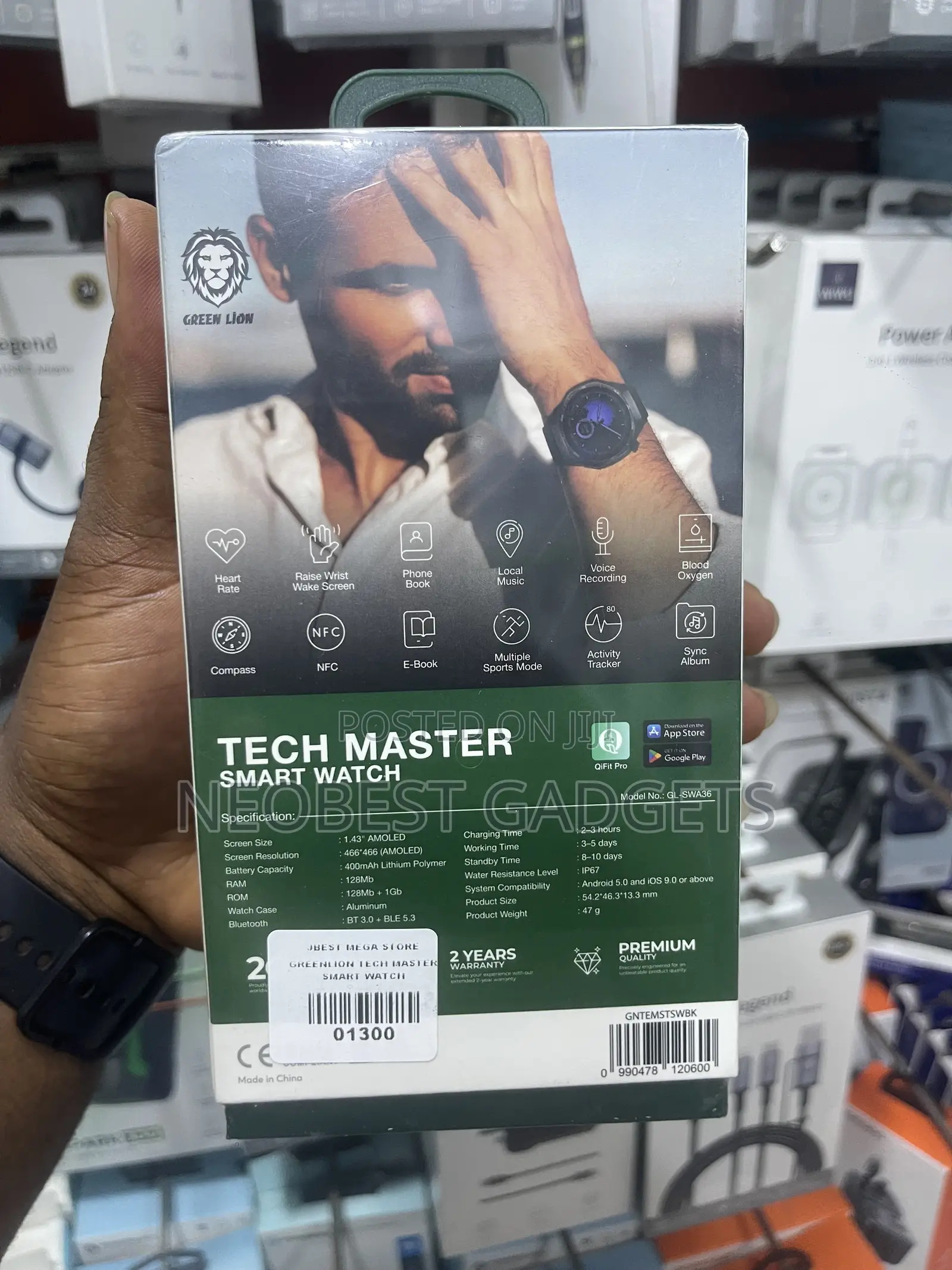 Green Lion Tech Master Smart Watch