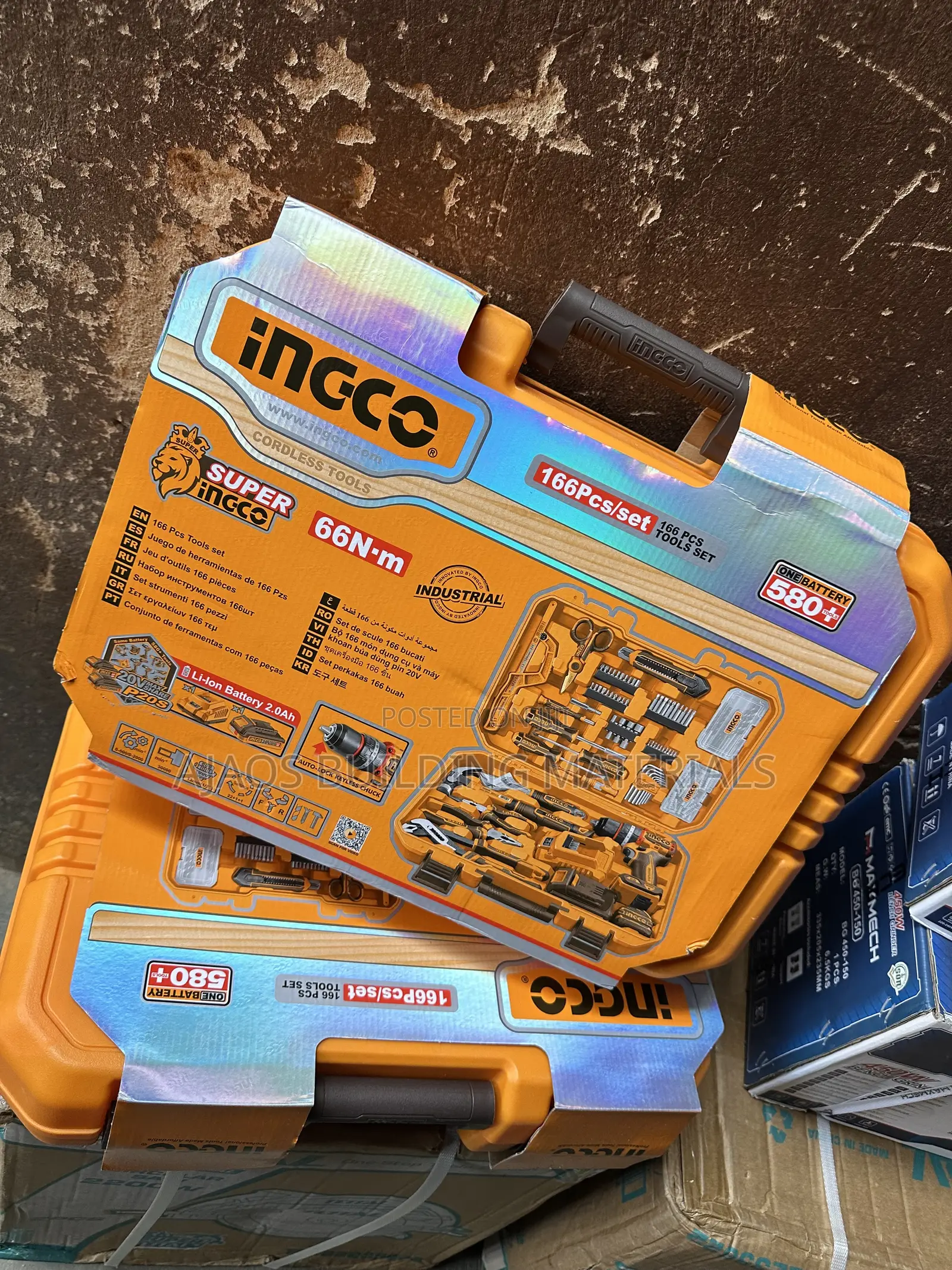 166 Tools Set Ingco