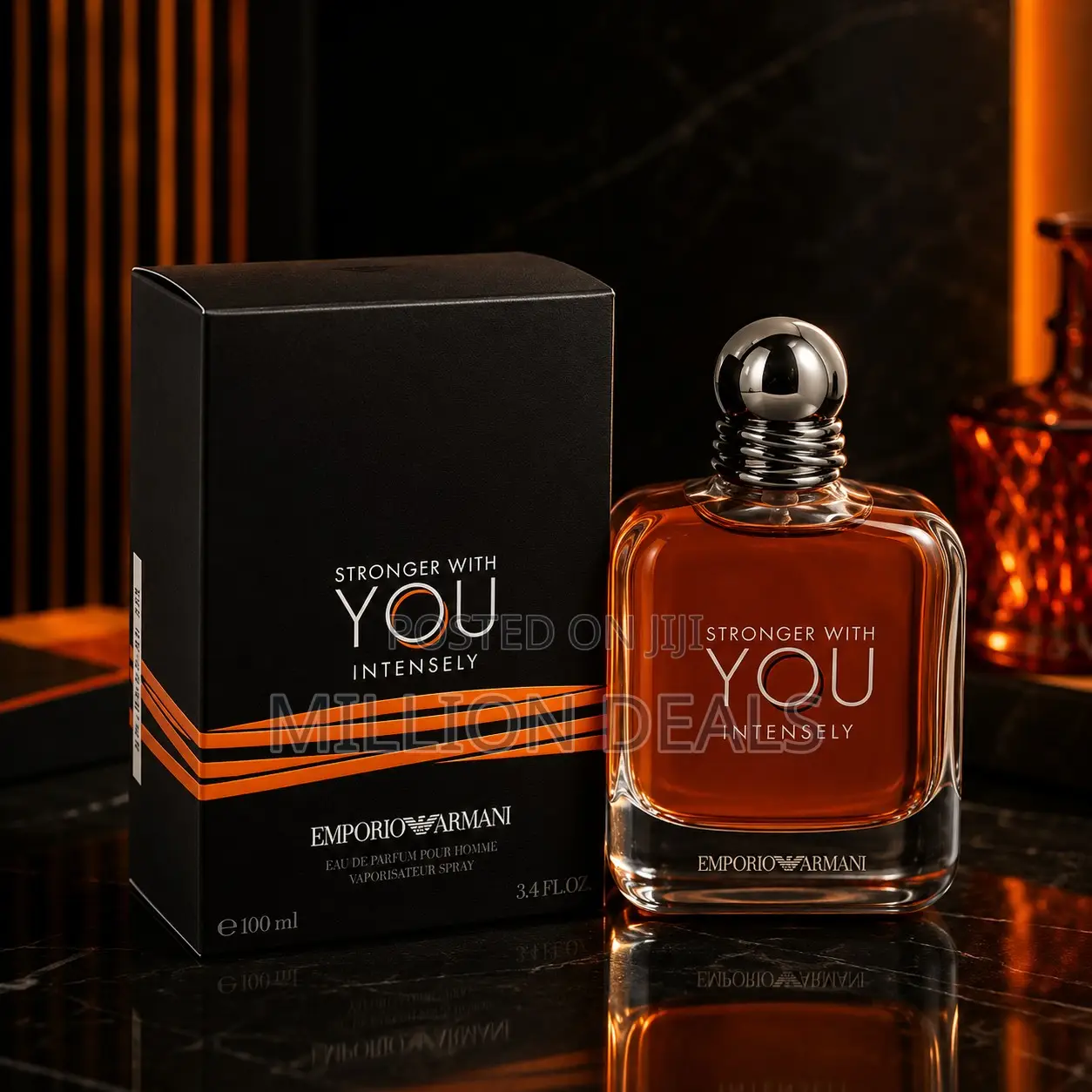 Emporio Armani Stronger With You Intensely EDP 100ml Perfume for Men
