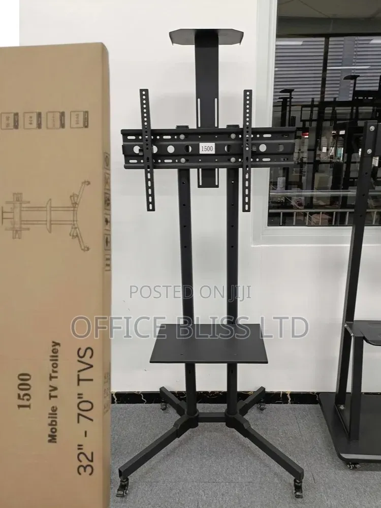 Trolley Mobile TV Stand With Mount for 32" - 70" TVS