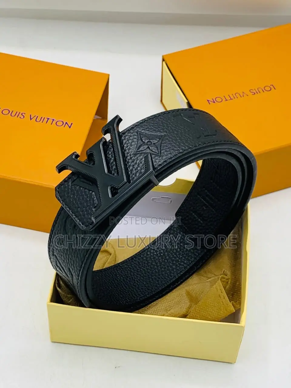 Louis Vuitton Quality Luxury Men Genuine Leather Belt