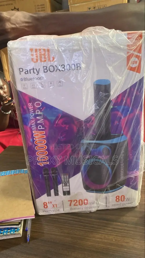 JBL PartyBox Rechargeable Speakers With Microphone