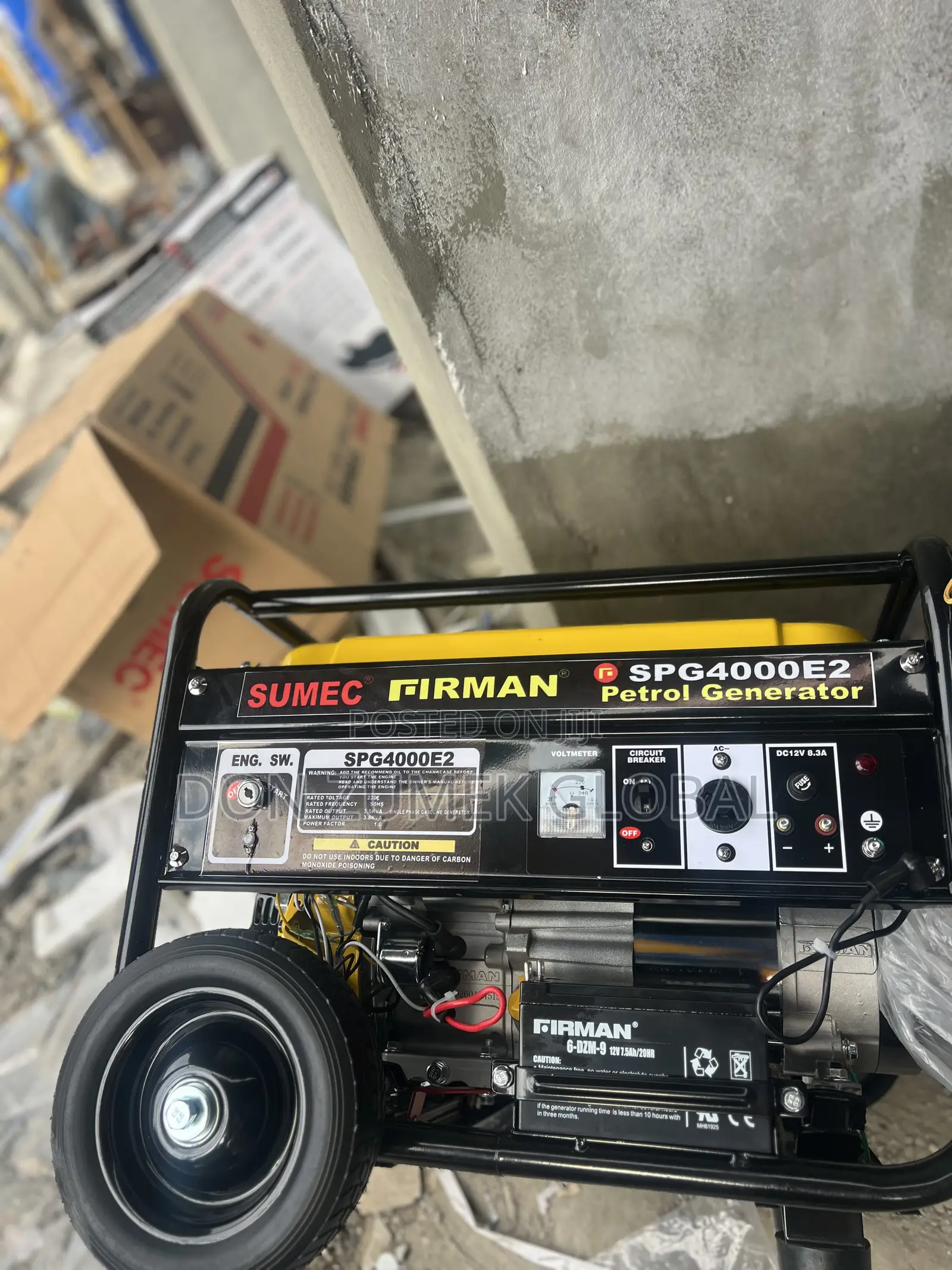 Sumec Firman Spg4000 Key Starter 4.5kva 100% Copper Coil