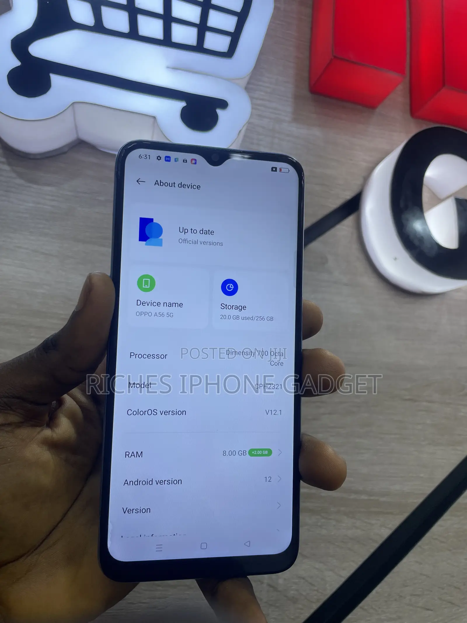 Oppo A56 5G 256 GB Blue