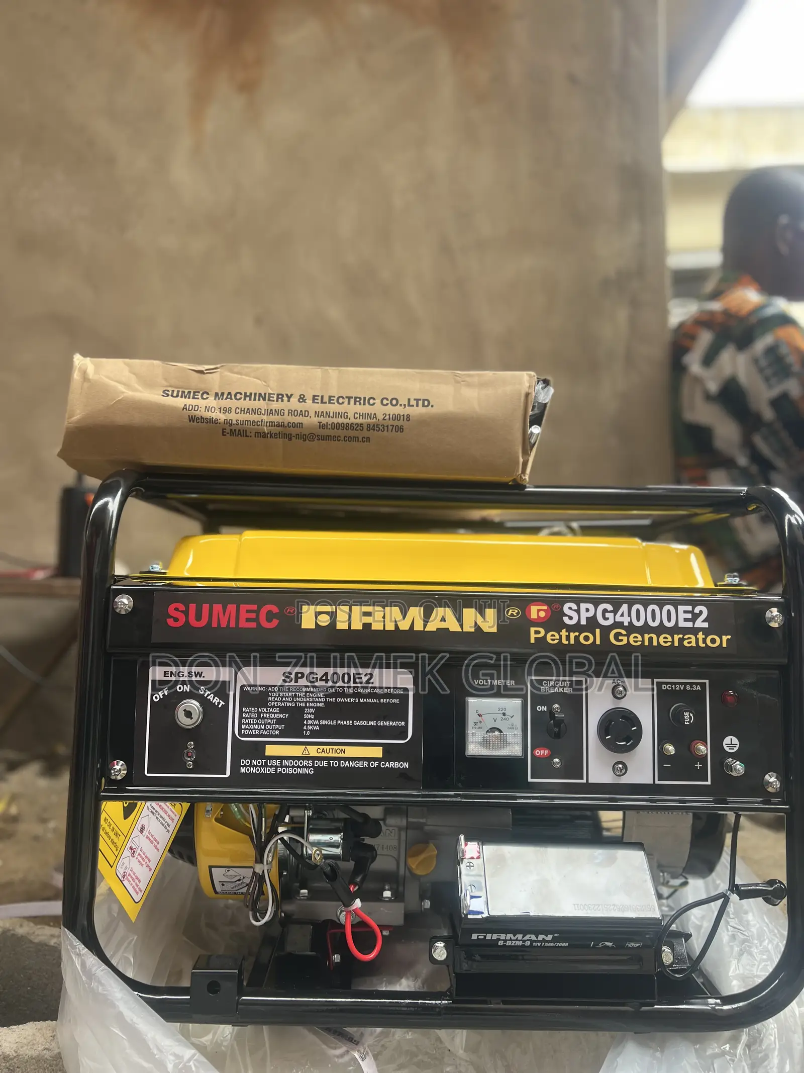 Sumec Firman Spg4000E2 Key Starter 4.5kva 100% Copper Coil