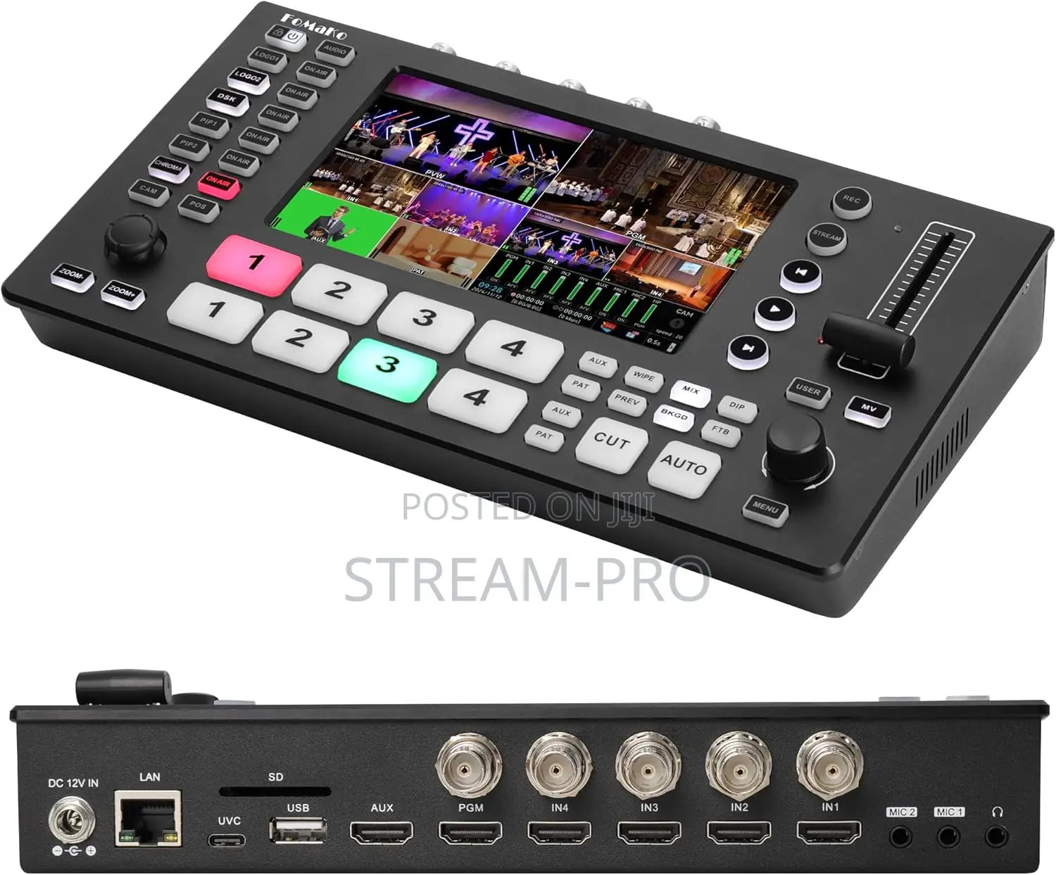 FoMaKo M4 HDMI/SDI Video Live Streaming Switcher/Mixer