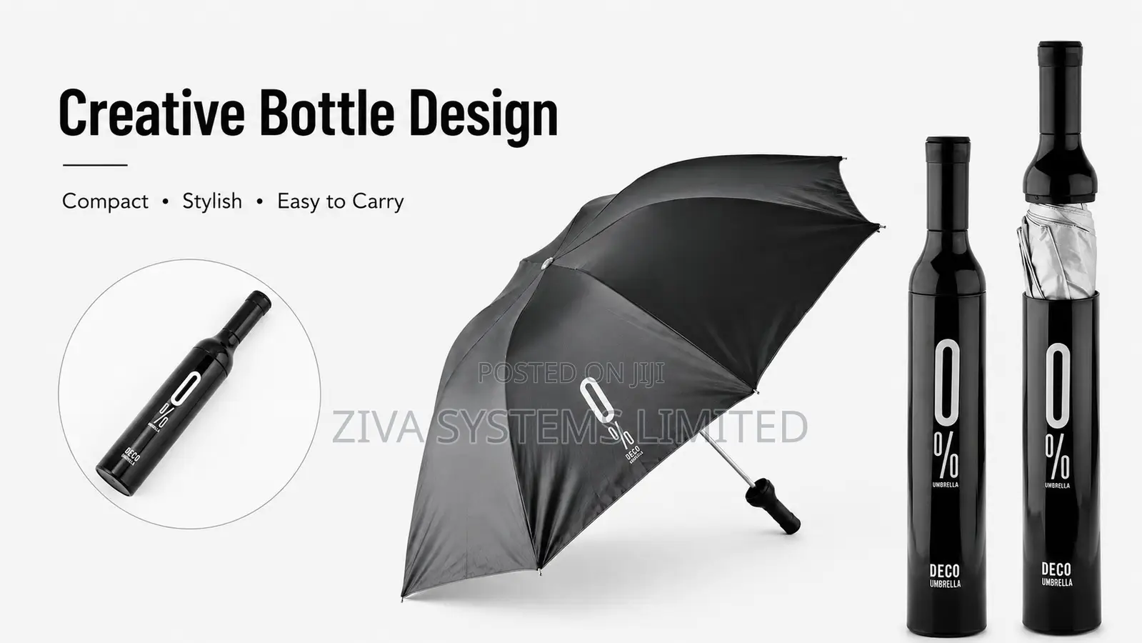 Wine Bottle Umbrella O Design