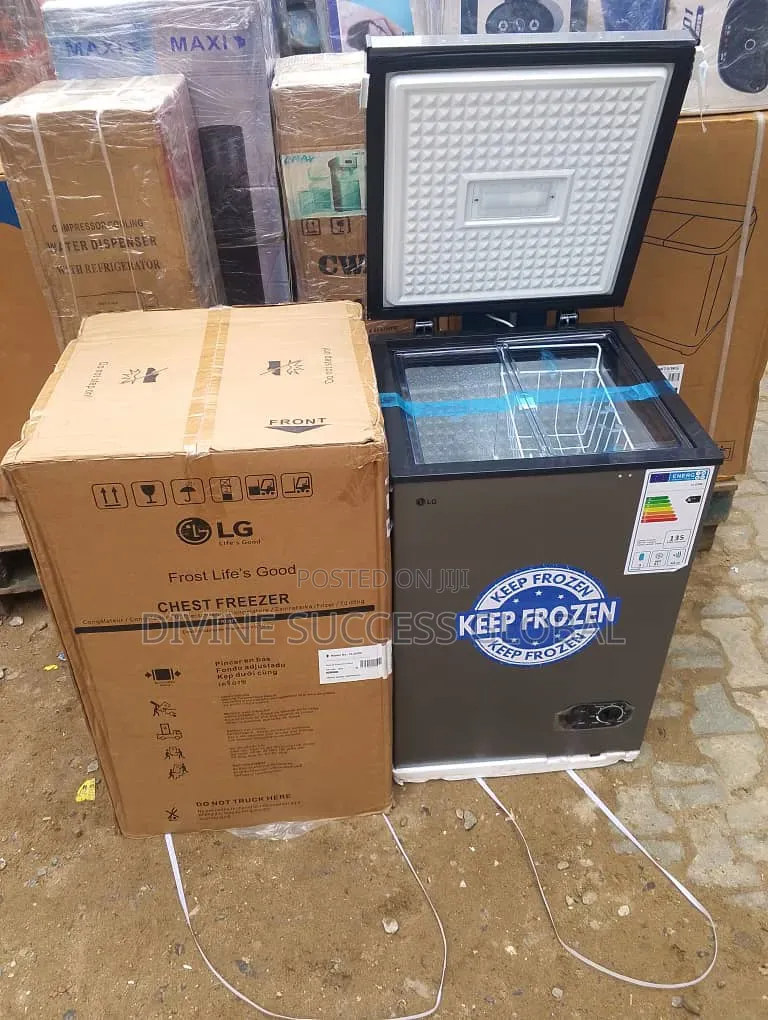 LG Chest Freezer With Inner Light and Sliding Glass