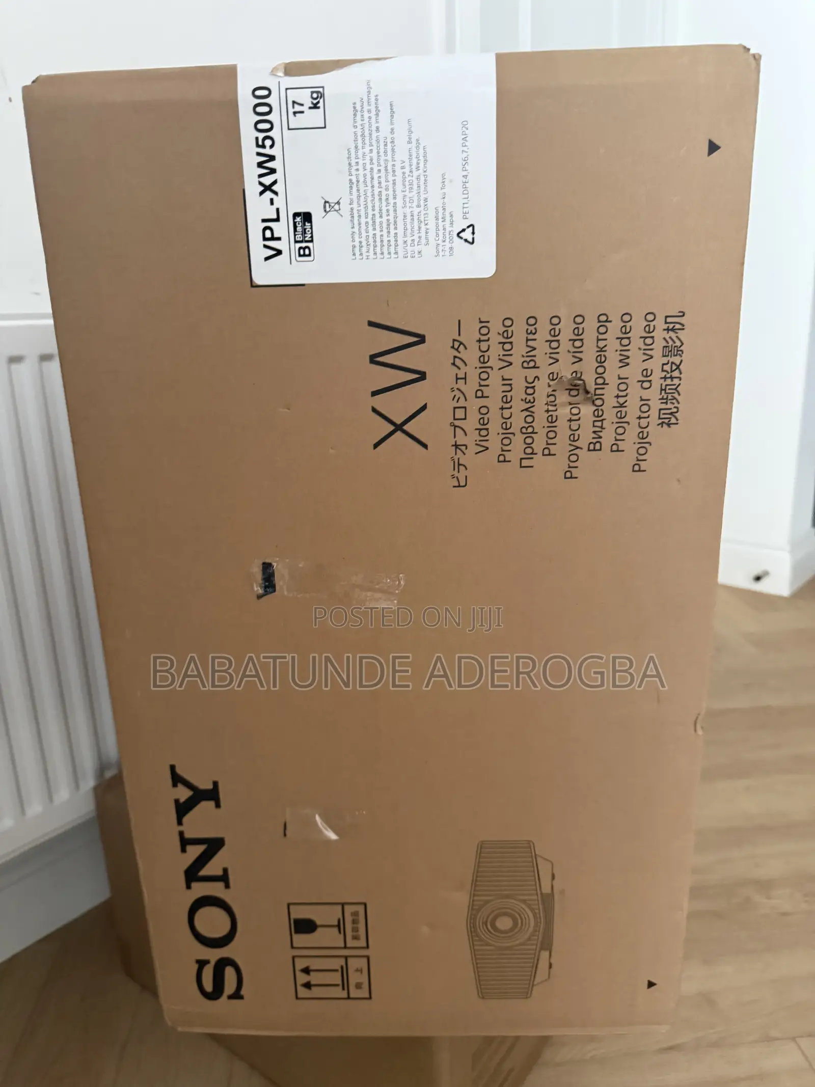 Sony VPL-XW5000 Laser Home Cinema Projector 2000 ANSI Lumens White