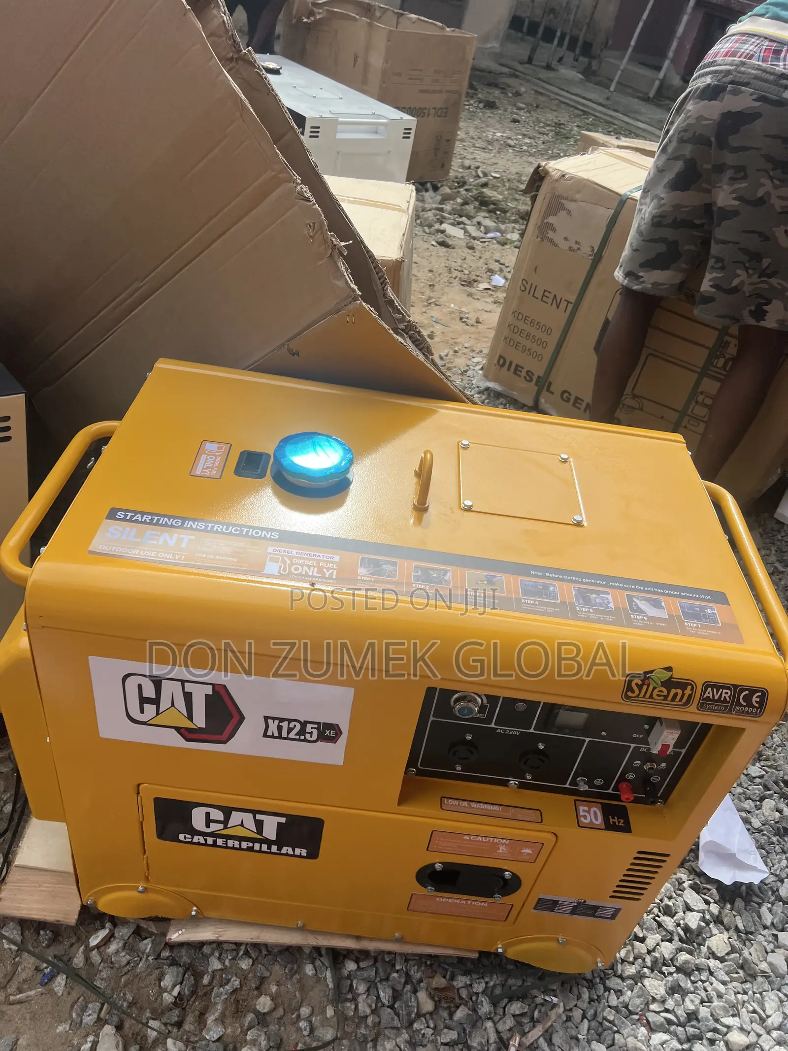 CAT X12.5 XE Silent Diesel Generator 12kva