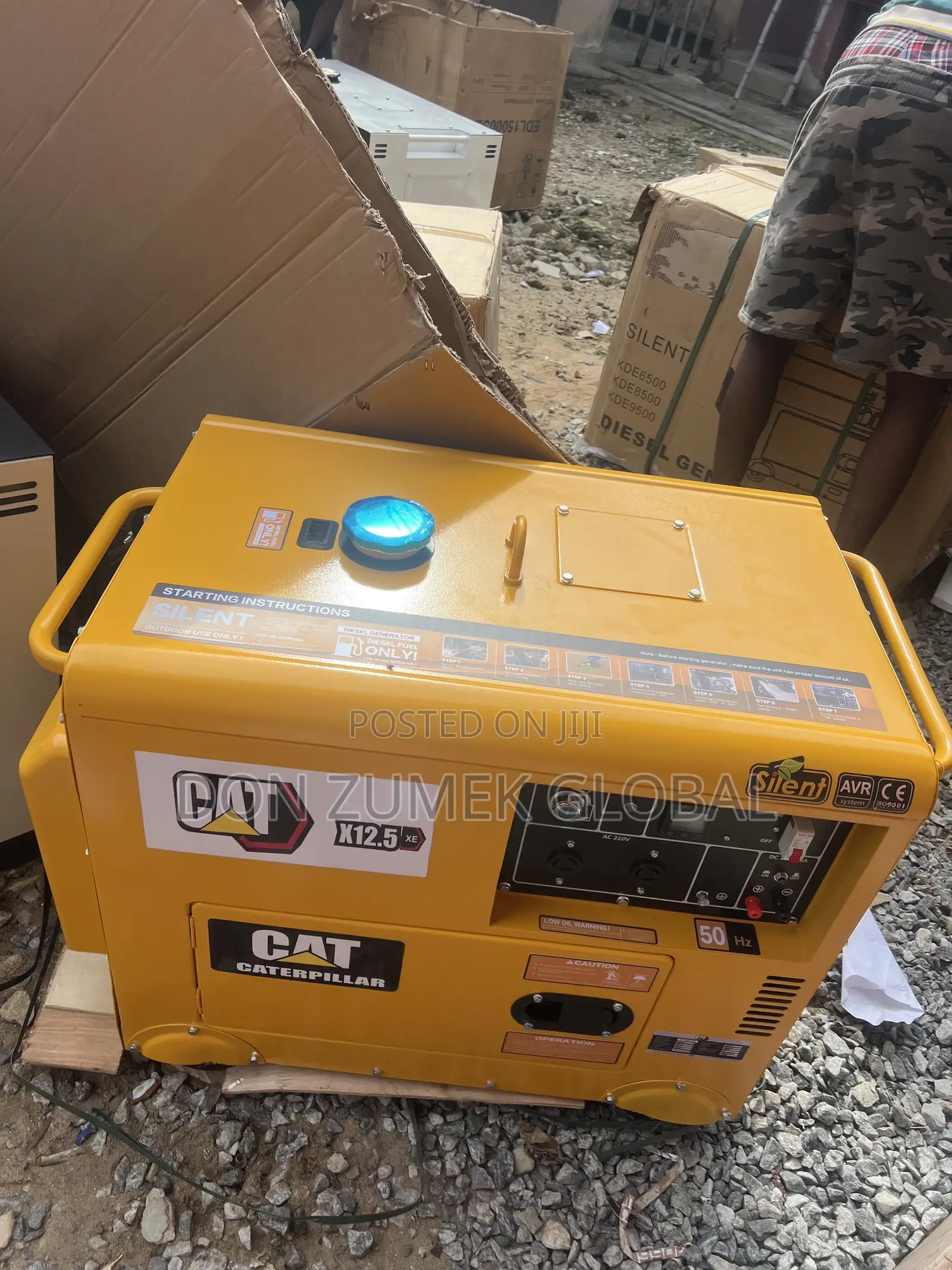 CAT X12.5 XE Silent Diesel Generator 12kva