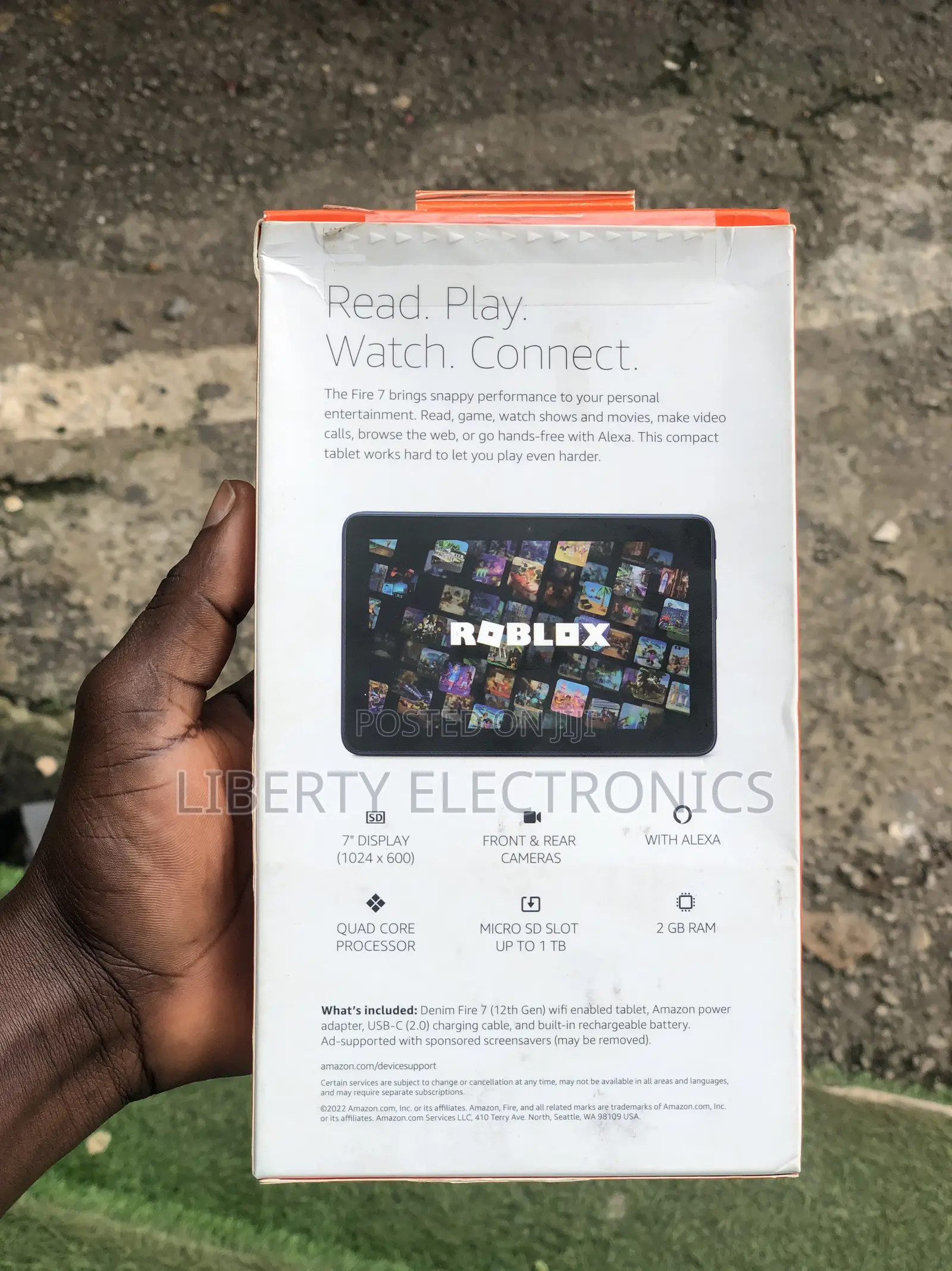 New Amazon Fire 7 16 GB Blue