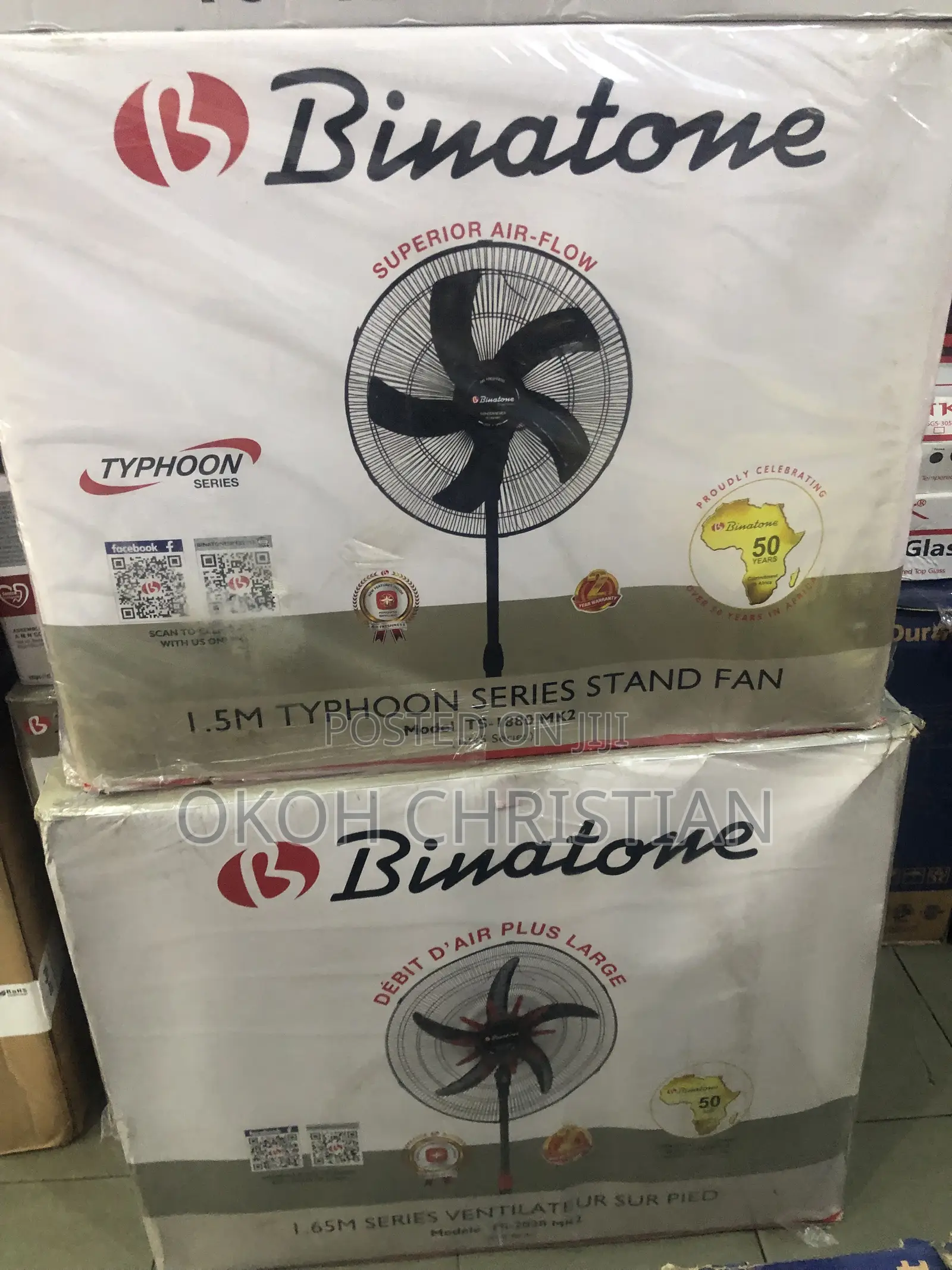 Binatone 18” Standing Fans