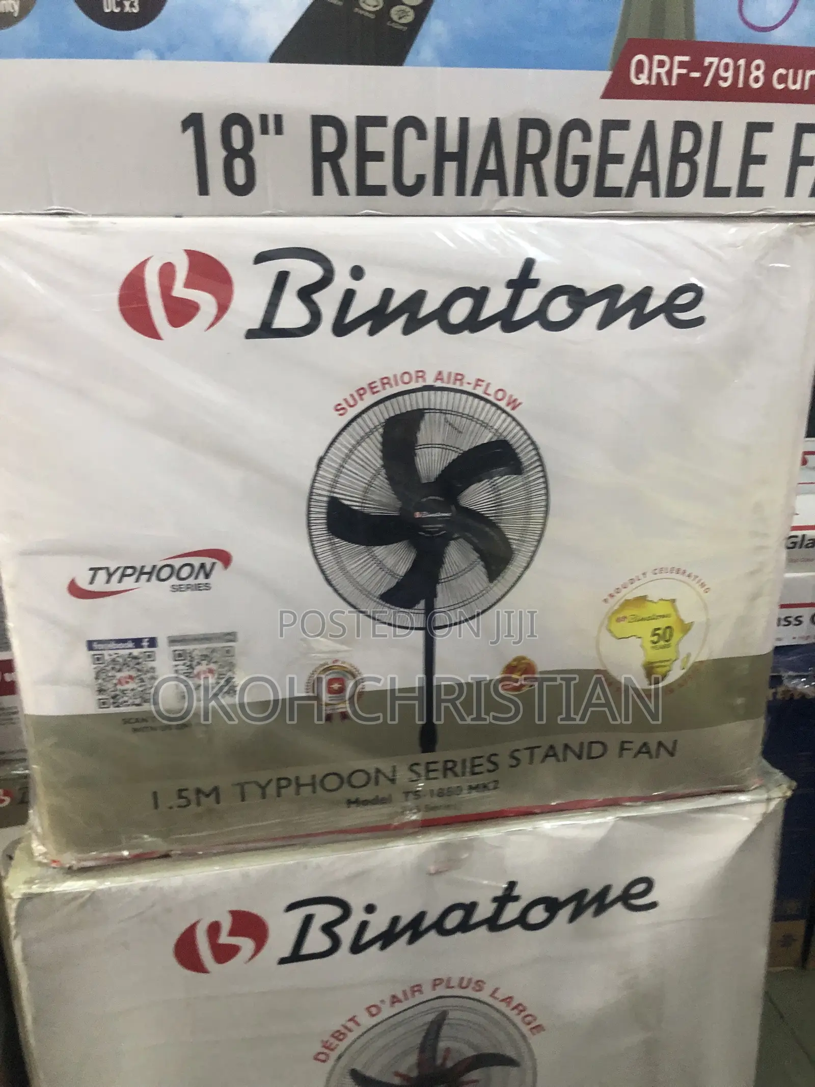 Binatone 18” Standing Fans