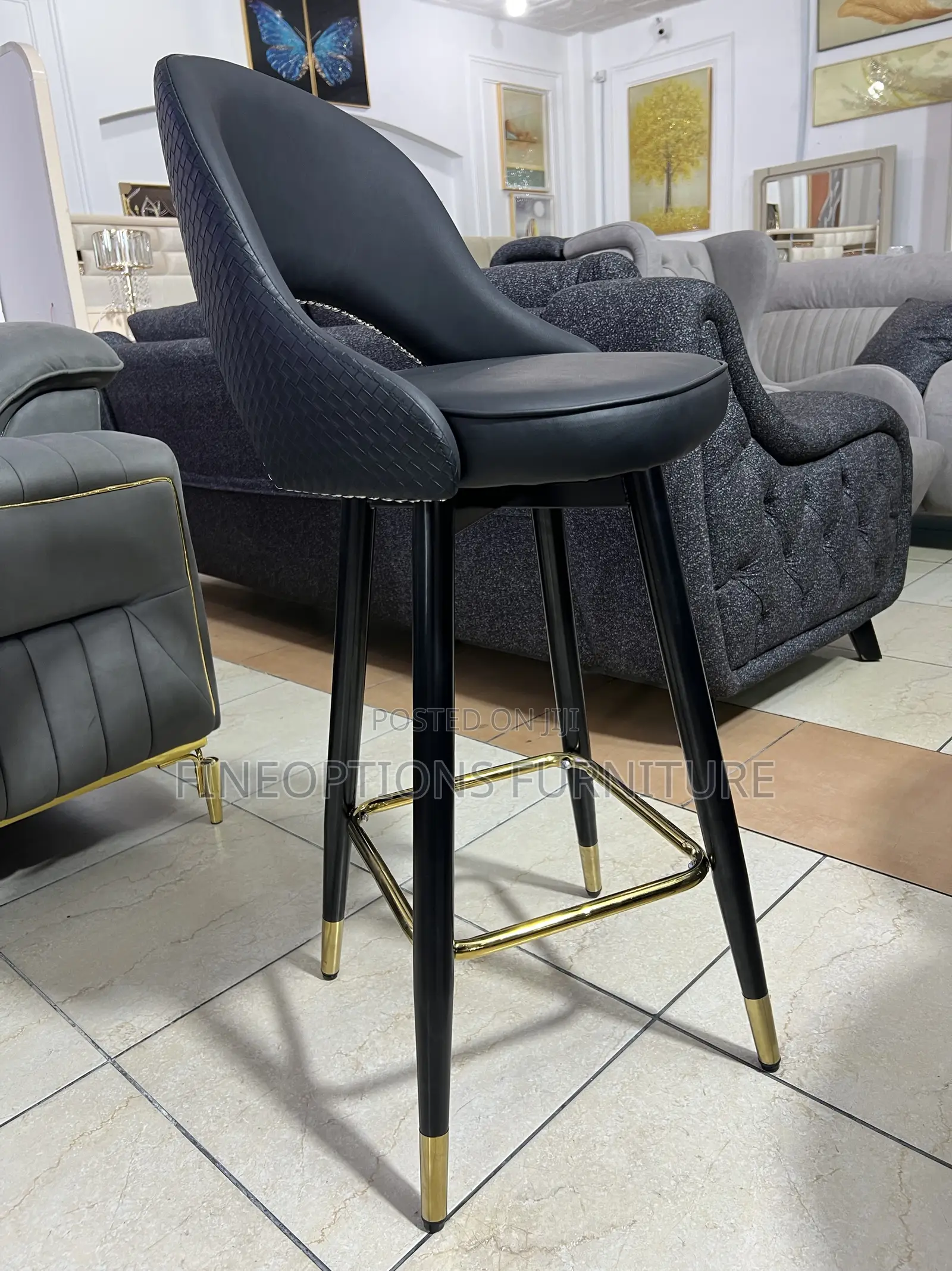 The Monarch Luxe Bar Chair