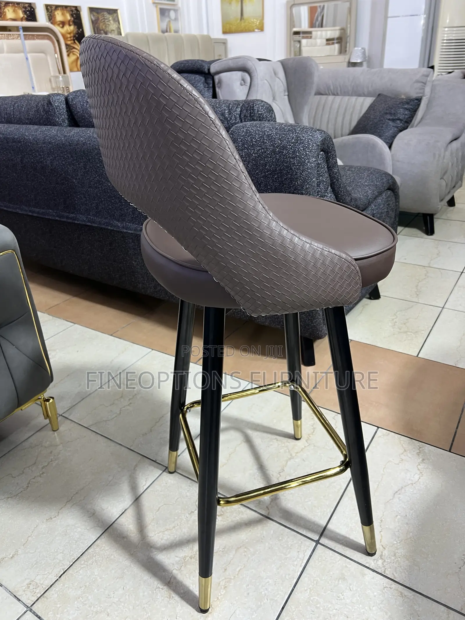 The Monarch Luxe Bar Chair