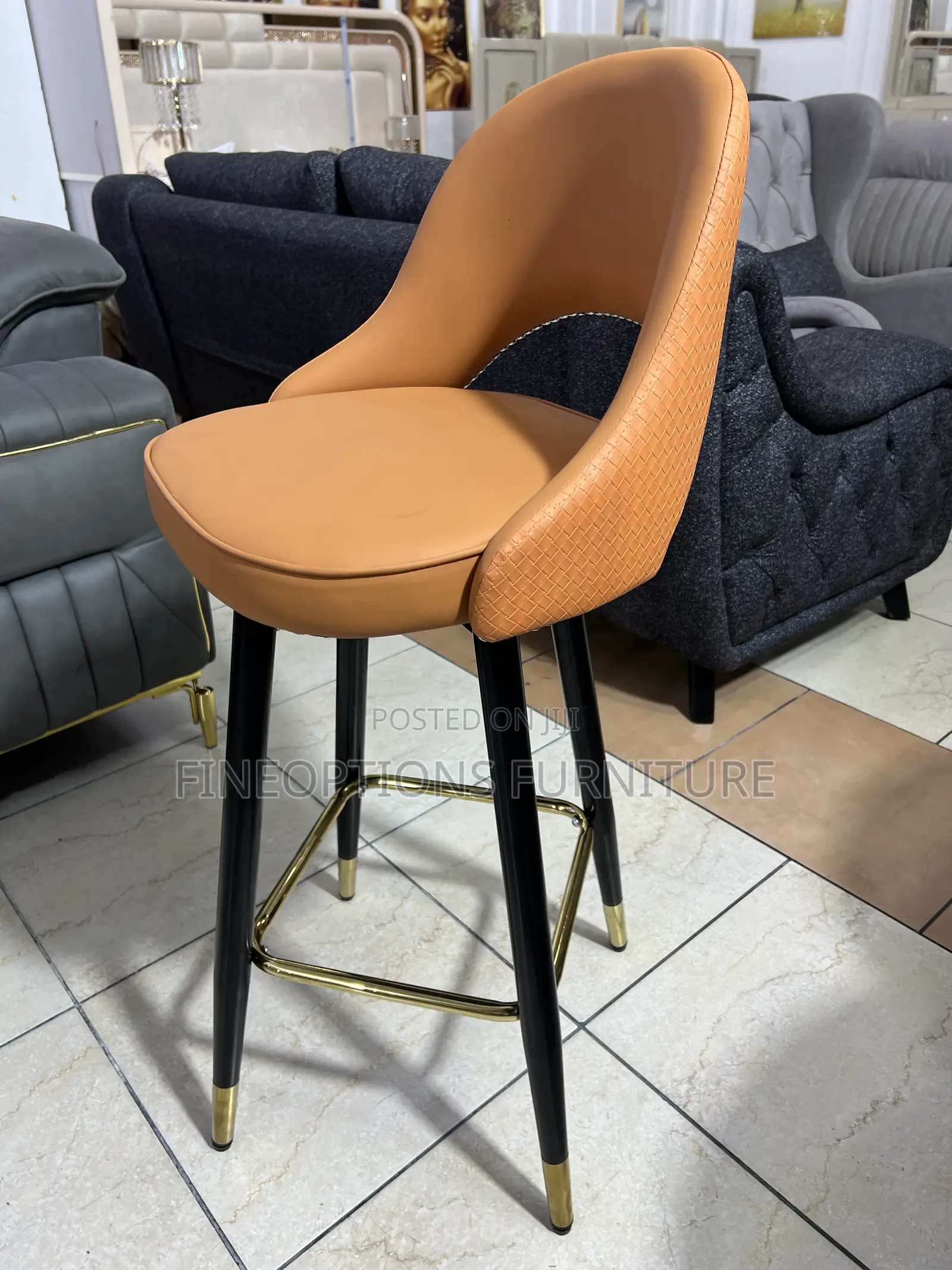 The Monarch Luxe Bar Chair