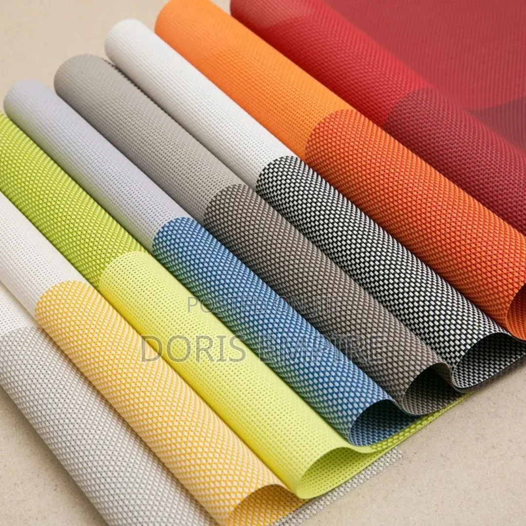 Quality 6pcs Woven PVC Place Mat, for Hotels, Restaurant Home Use