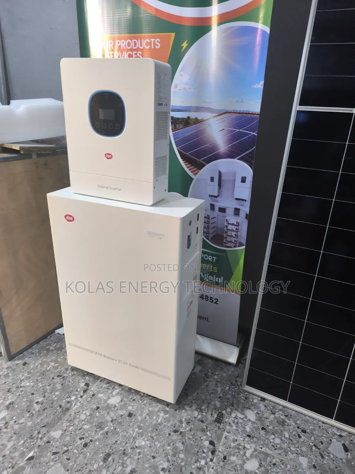 Itel 16kwh Lithium Battery + 6kw Inverter Solar System