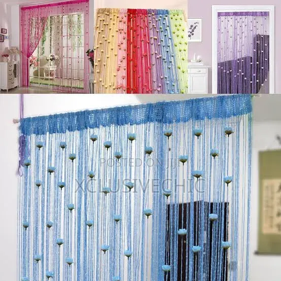 Rose Decorative Flower String Curtain