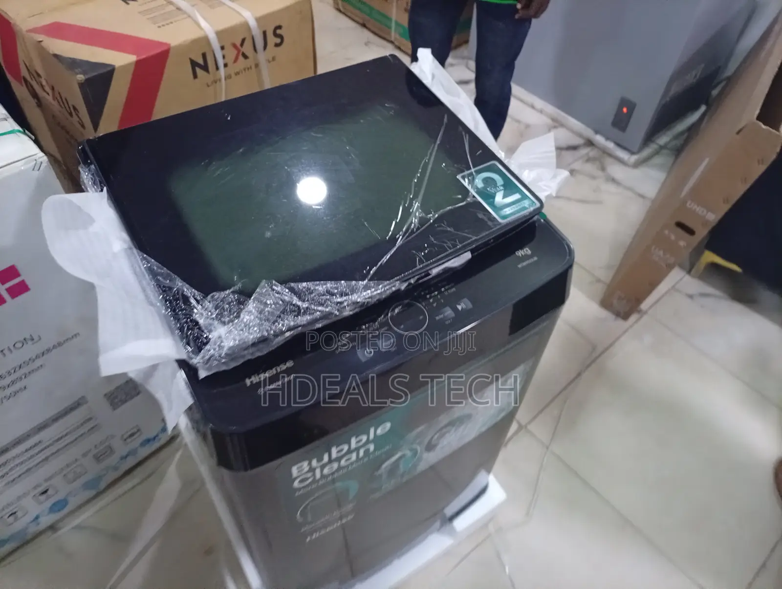 Hisense 9kg Powerful Front Load Washing Machine – Super Clean.