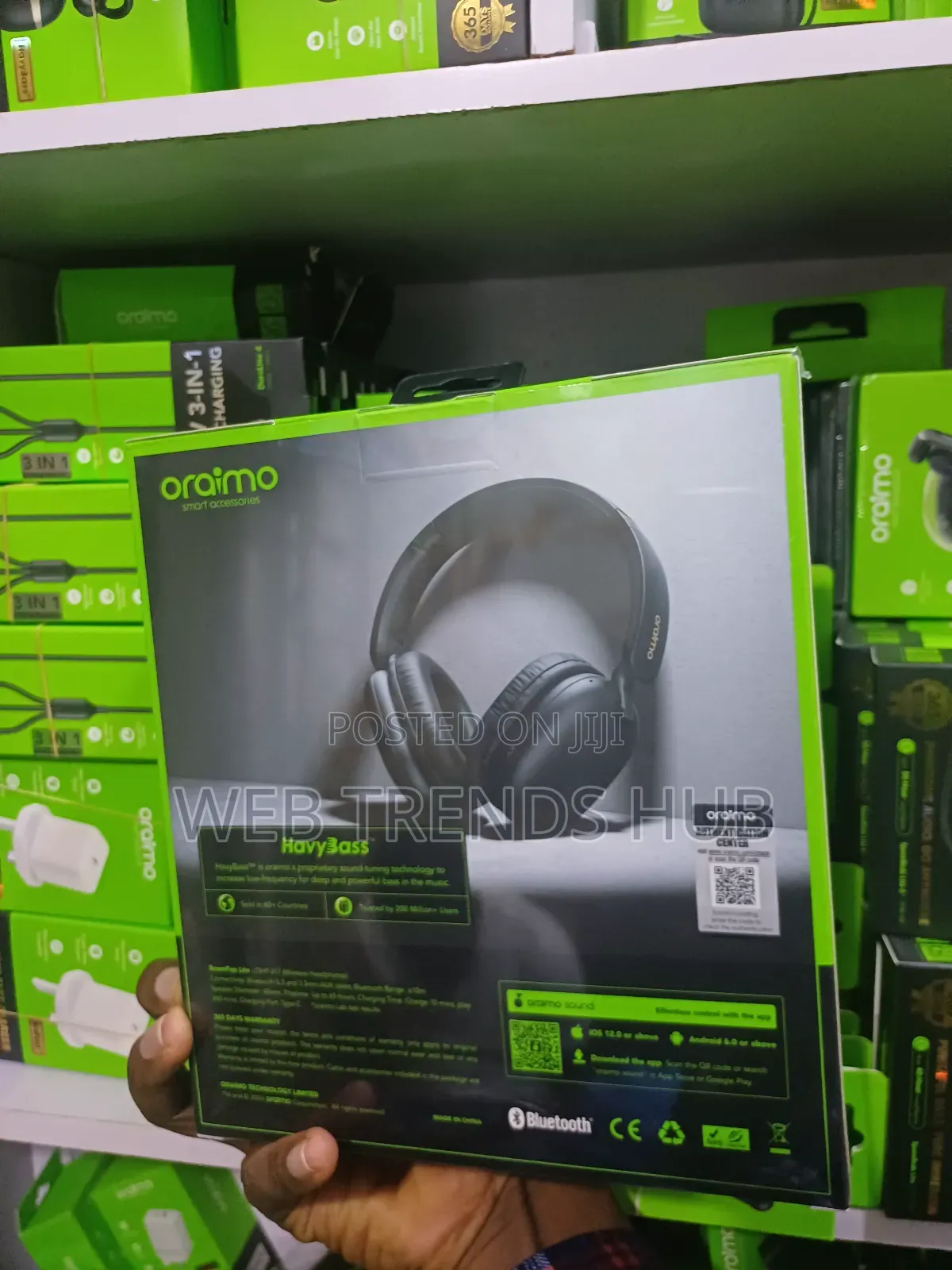 Brand New Oraimo BoomPop Lite OHP-317 (65-Hour Battery HavyBass)