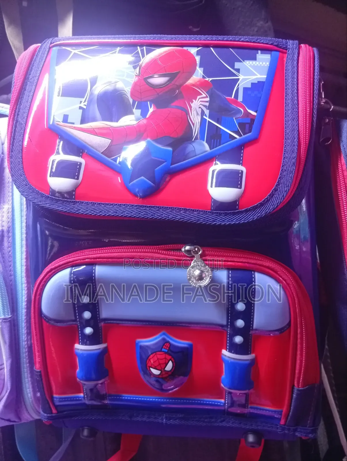 Spider-Man Kids School Backpack – 3D Cartoon Backpack