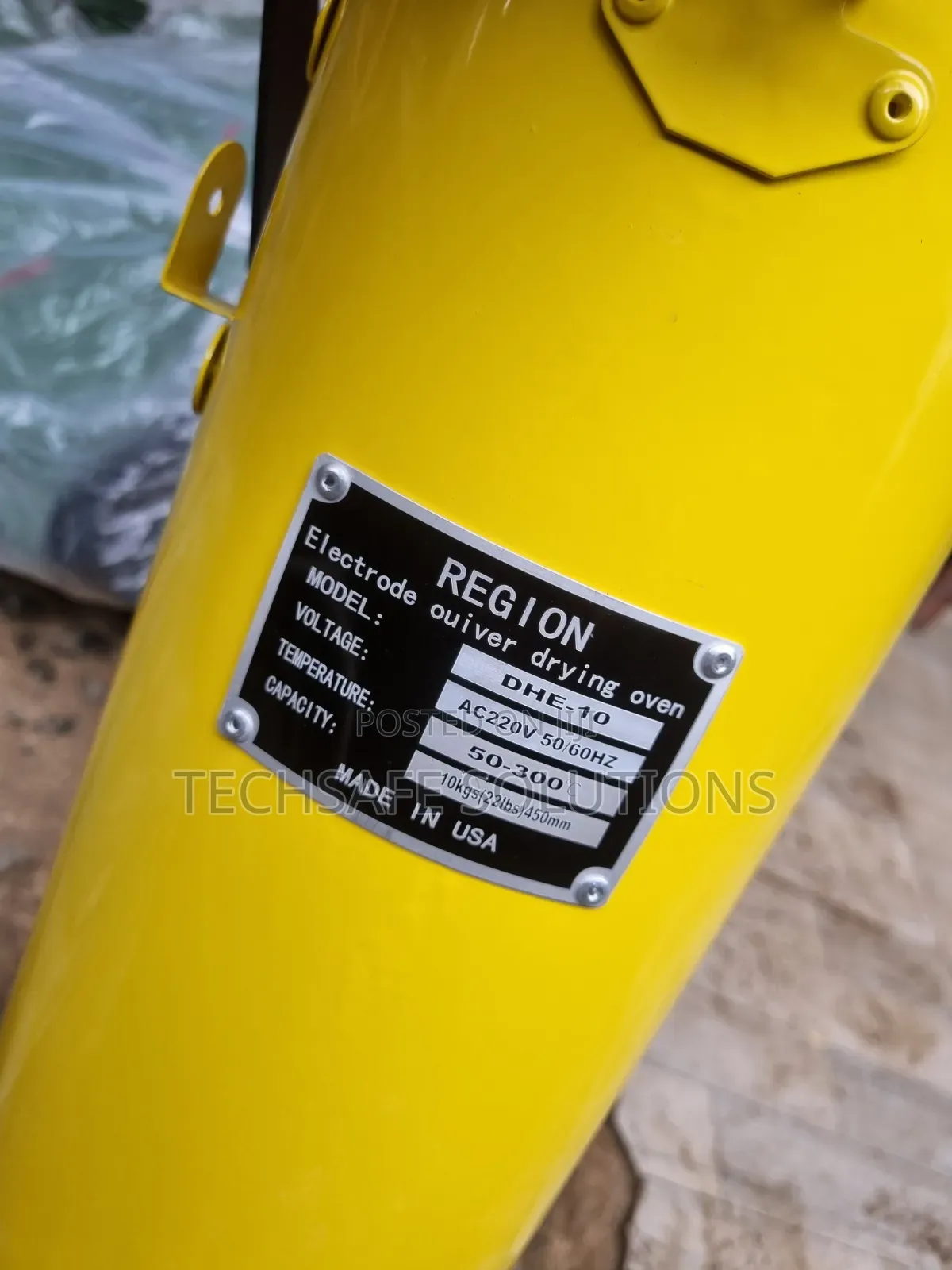 Region DHE-10 Portable Electrode Drying Oven