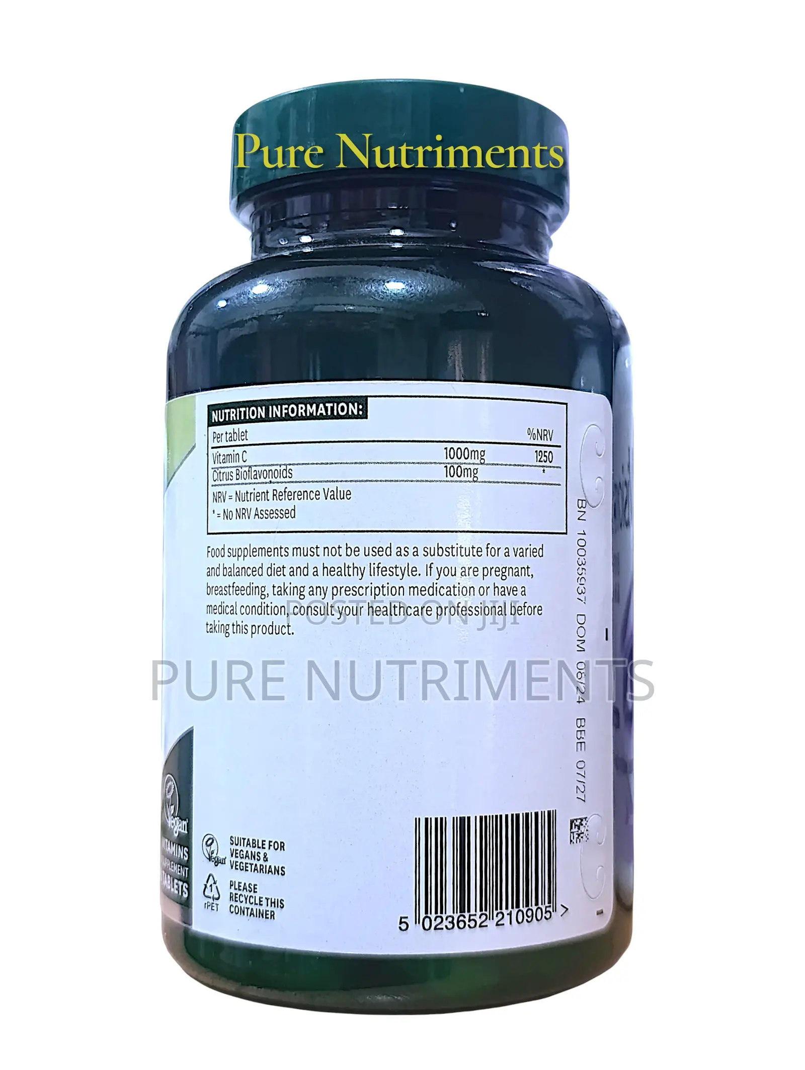 Natures Aid Vitamin C 1000mg Time Release 90 Tabs_ Immune Skin