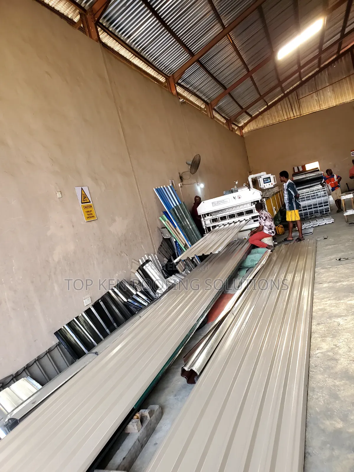0.58 Beige Oven Baked Aluminium Roofing Sheet