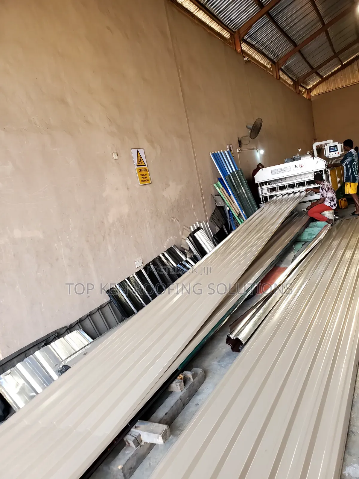 0.58 Beige Oven Baked Aluminium Roofing Sheet