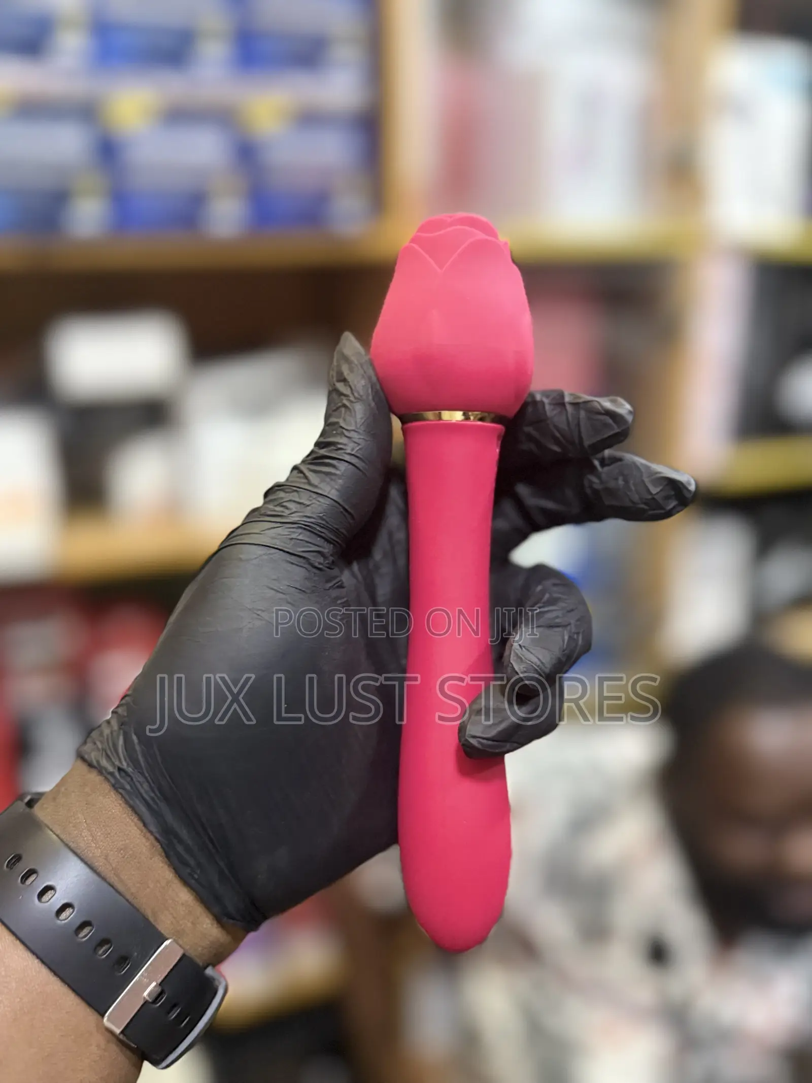 Long Vibrating Rose Sucker
